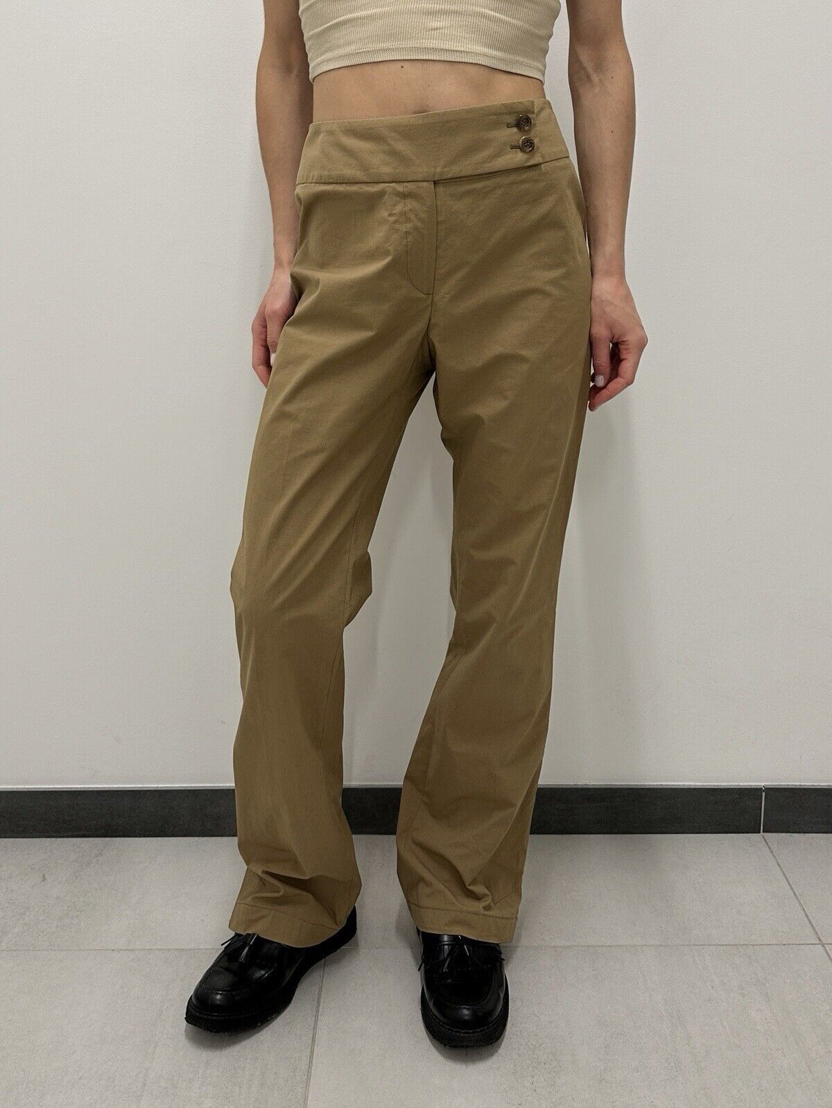 Burberry DDP Burberry London Chino Pants Trousers size Uk-10 US-8 Size 26" / US 2 / IT 38 - 1 Thumbnail