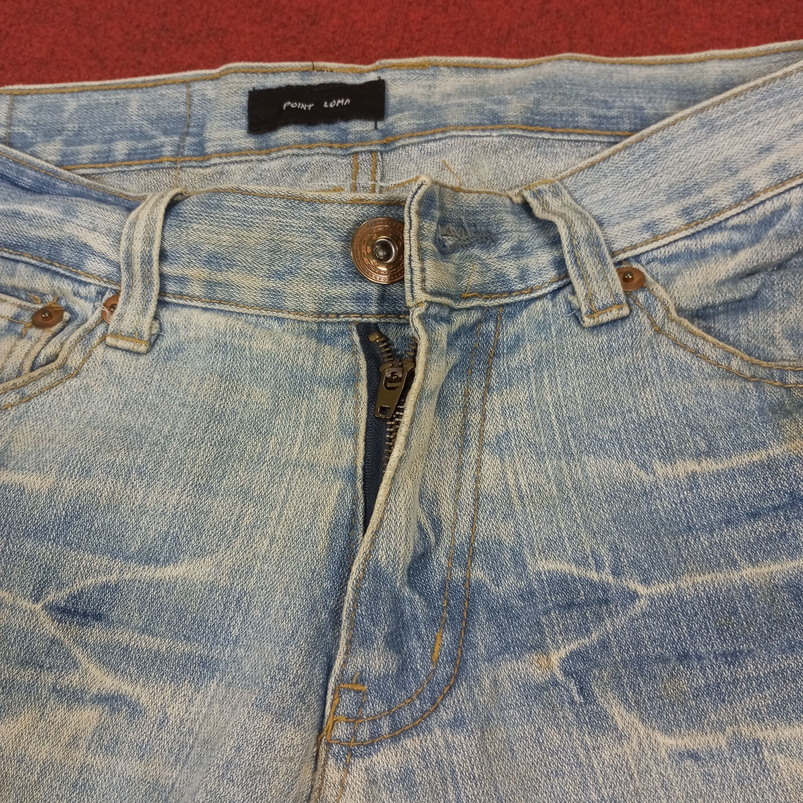 Vintage Point Loma Rising Design Rock Punk Style Jeans Size US 32 / EU 48 - 12 Thumbnail