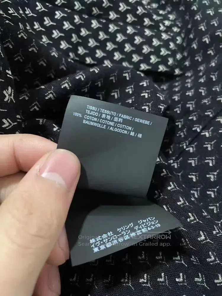 Saint Laurent Paris Saint Laurent Paris Small Y Logo Monogram Shirt. Size US S / EU 44-46 / 1 - 5 Thumbnail