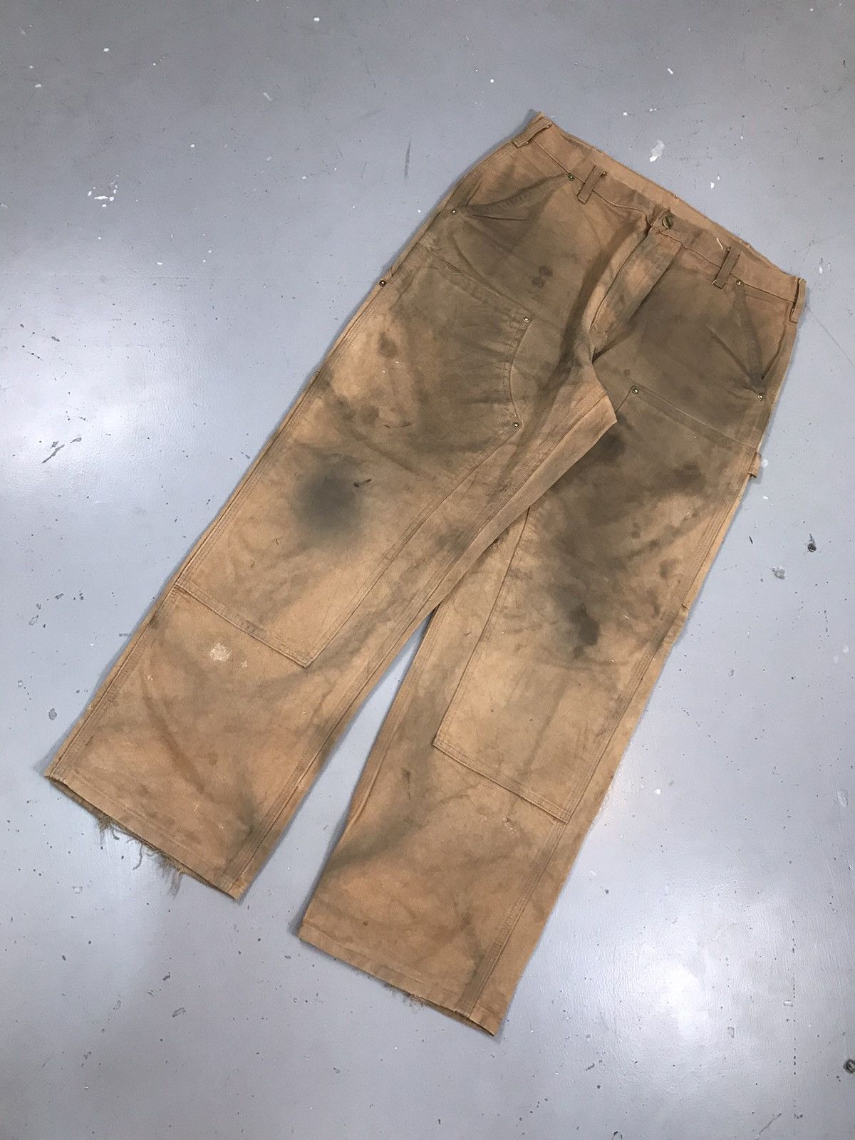 Carhartt × Vintage Vintage Carhartt B136 BRN double knee denim Size US 34 / EU 50 - 3 Thumbnail