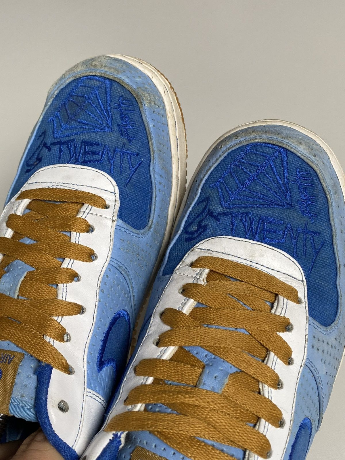 Nike 🔥 VINTAGE 00s NIKE AIR FORCE 1 PREMIUM DOWN NORTH COLLAB Size US 7 / EU 40 - 7 Thumbnail