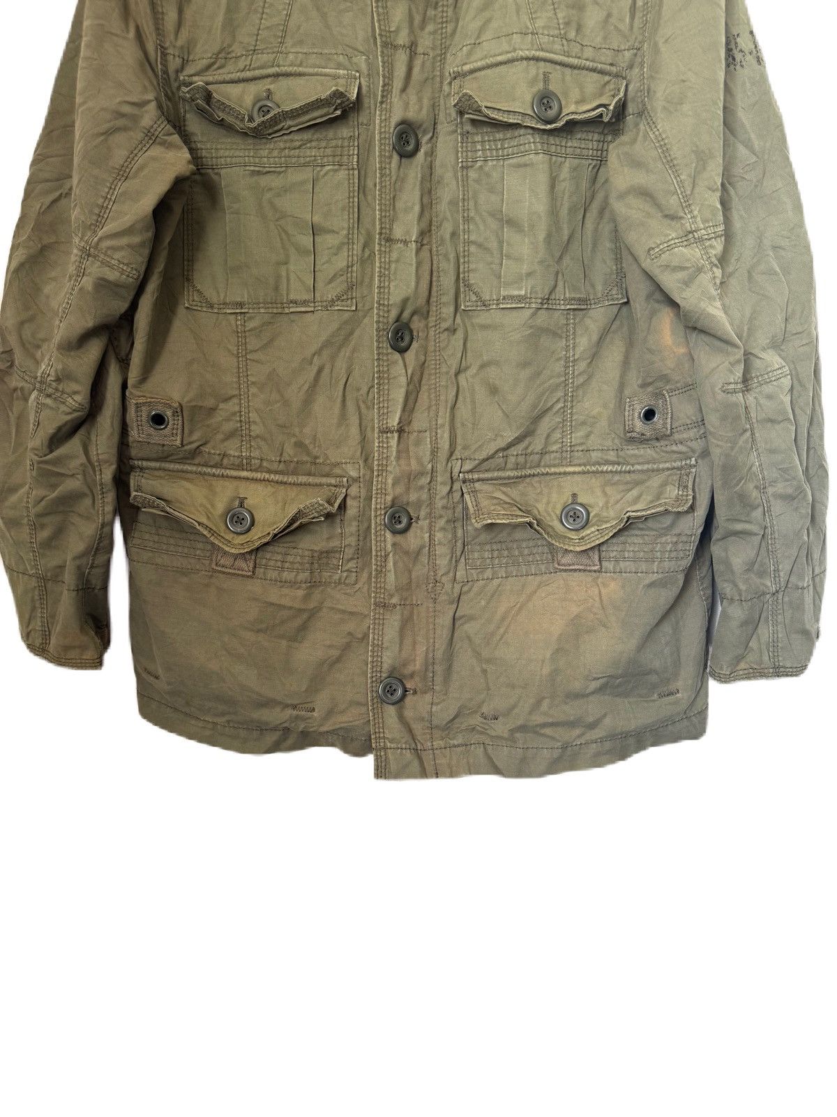 Gap × Palace GAP Military Design Jacket Casual Olive Distress War Style Size US M / EU 48-50 / 2 - 3 Thumbnail