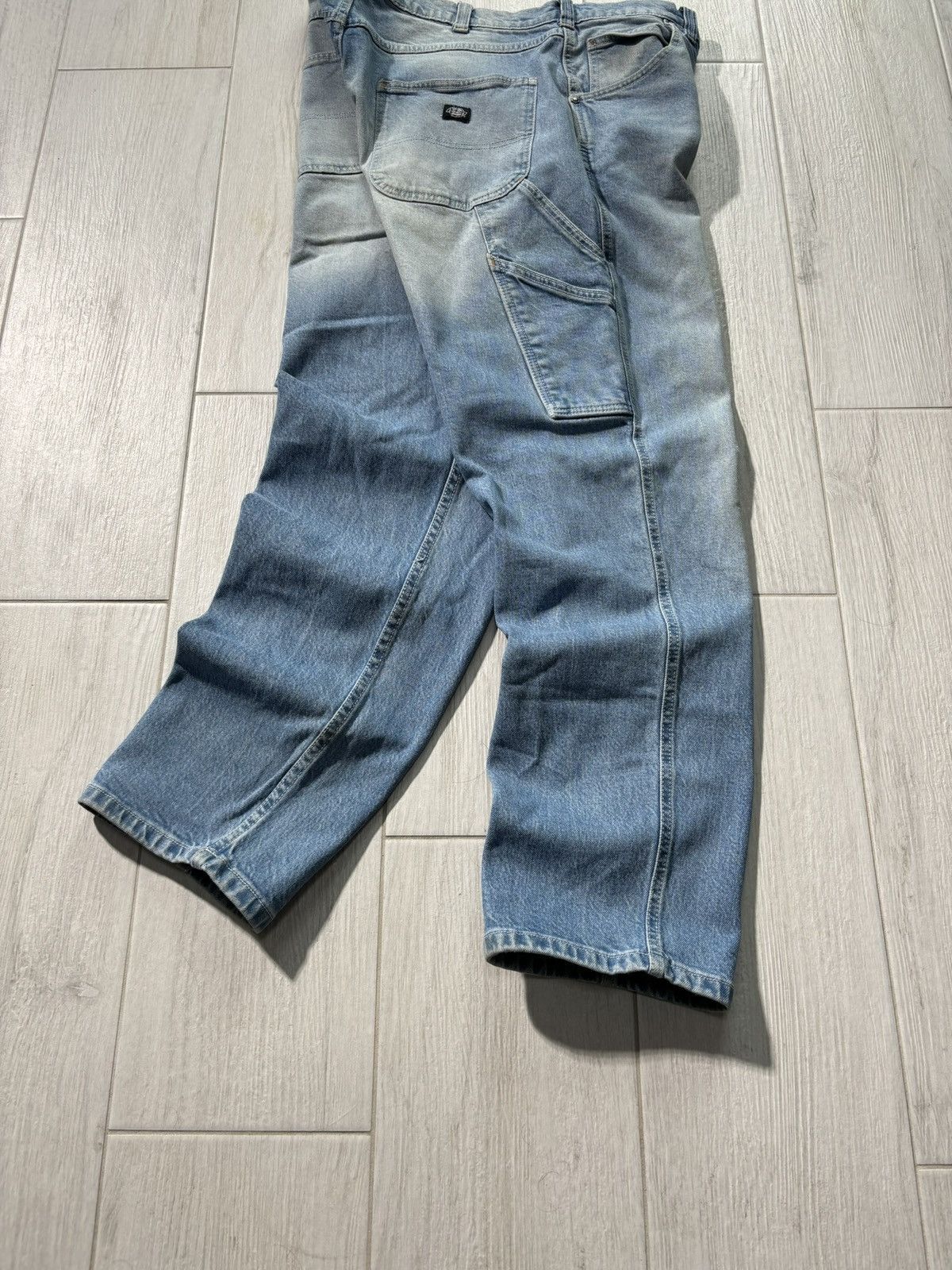Dickies Dickies Jeans Cargo Washed Denim Workwear Rap Style Size US 32 / EU 48 - 2 Thumbnail