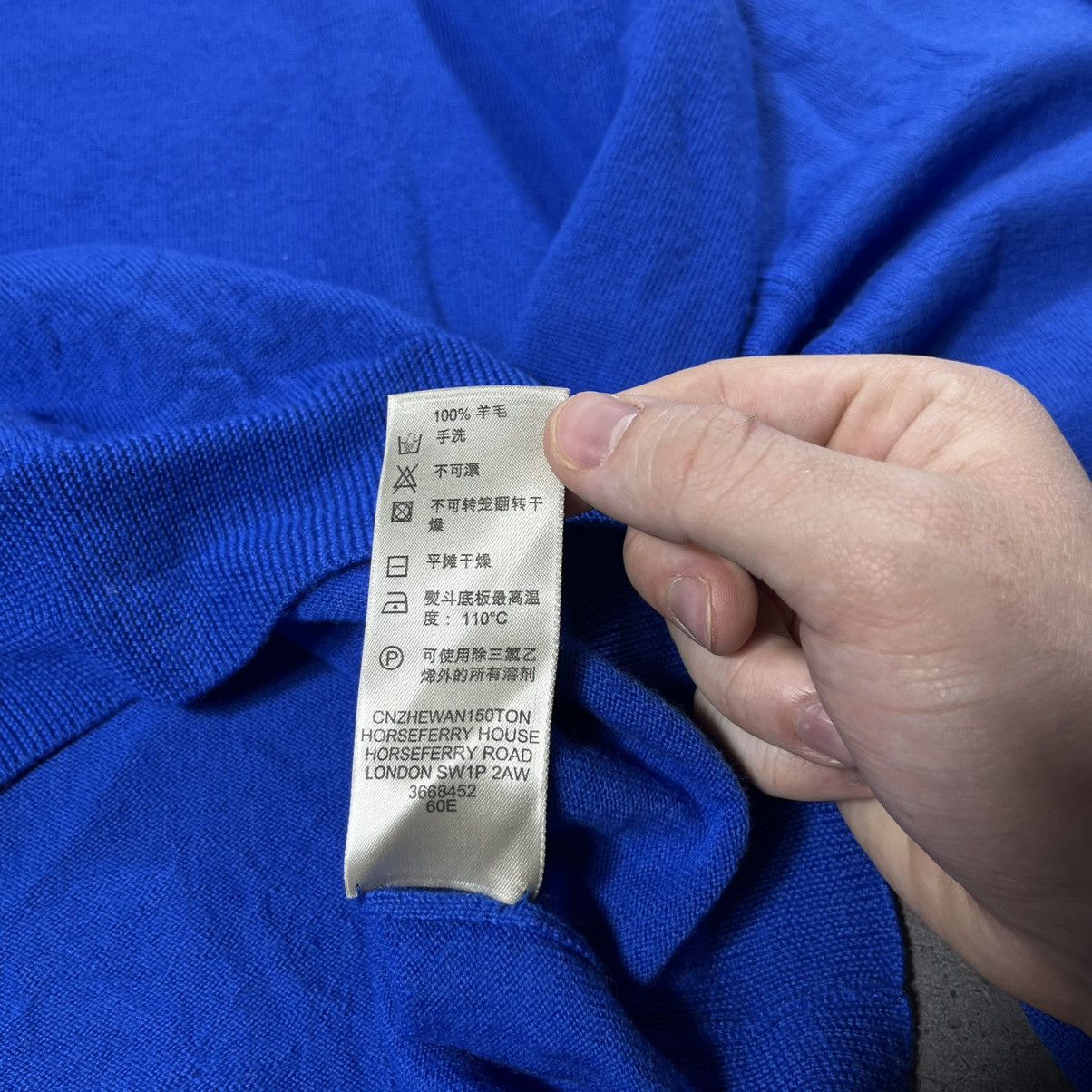 Burberry Burberry 00s Vintage Small Pony Wool Knit Sweater Old Money Size US XL / EU 56 / 4 - 11 Thumbnail