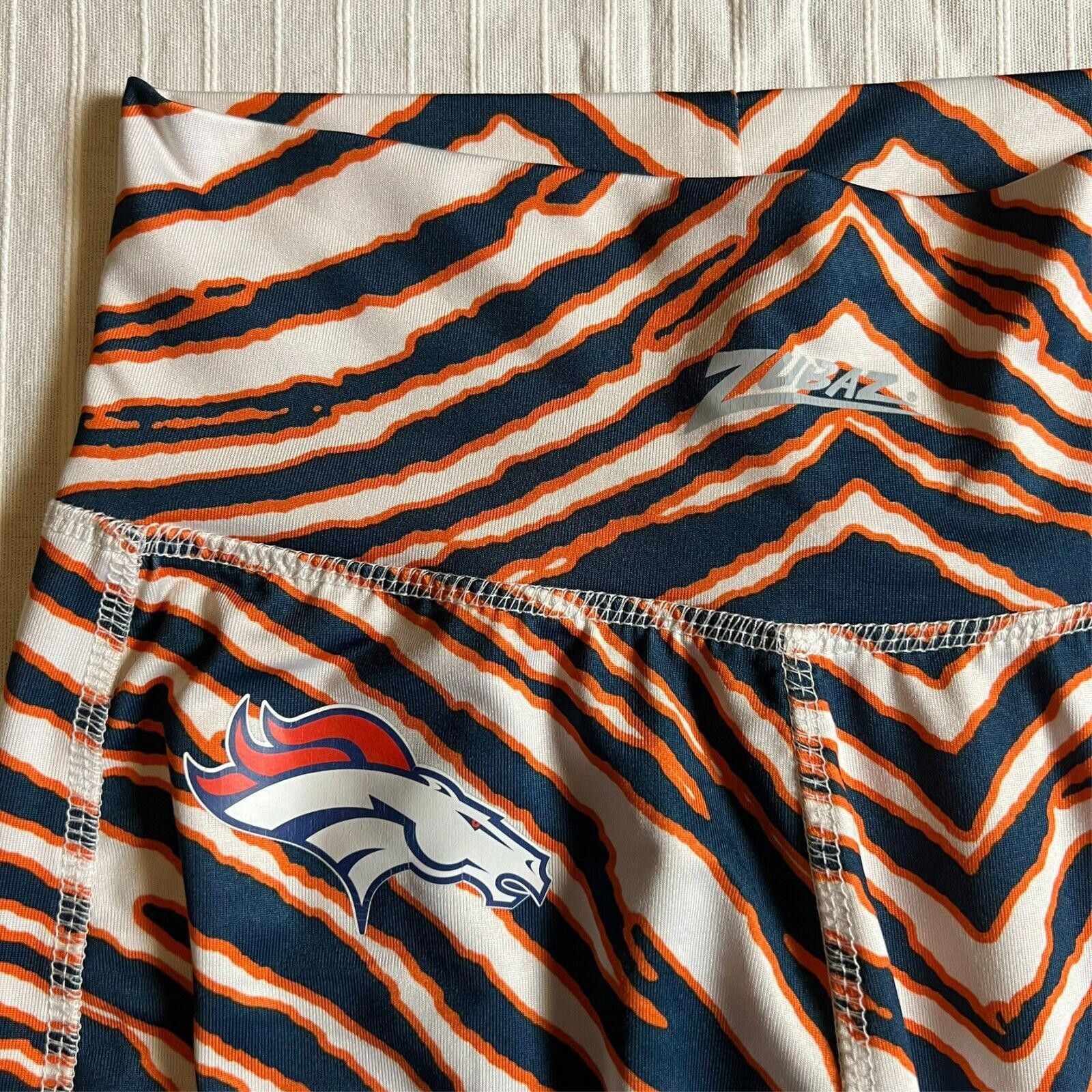 NFL 2x VTG 90s Zubaz Yoga Pants Ladies XS Denver Broncos NFL Size 26" / US 2 / IT 38 - 4 Thumbnail