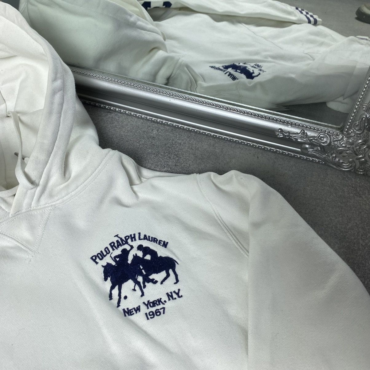 Polo Ralph Lauren Vintage Polo Ralph Lauren Hoodie Big Pony Number 3 Size XL Size US XL / EU 56 / 4 - 6 Thumbnail