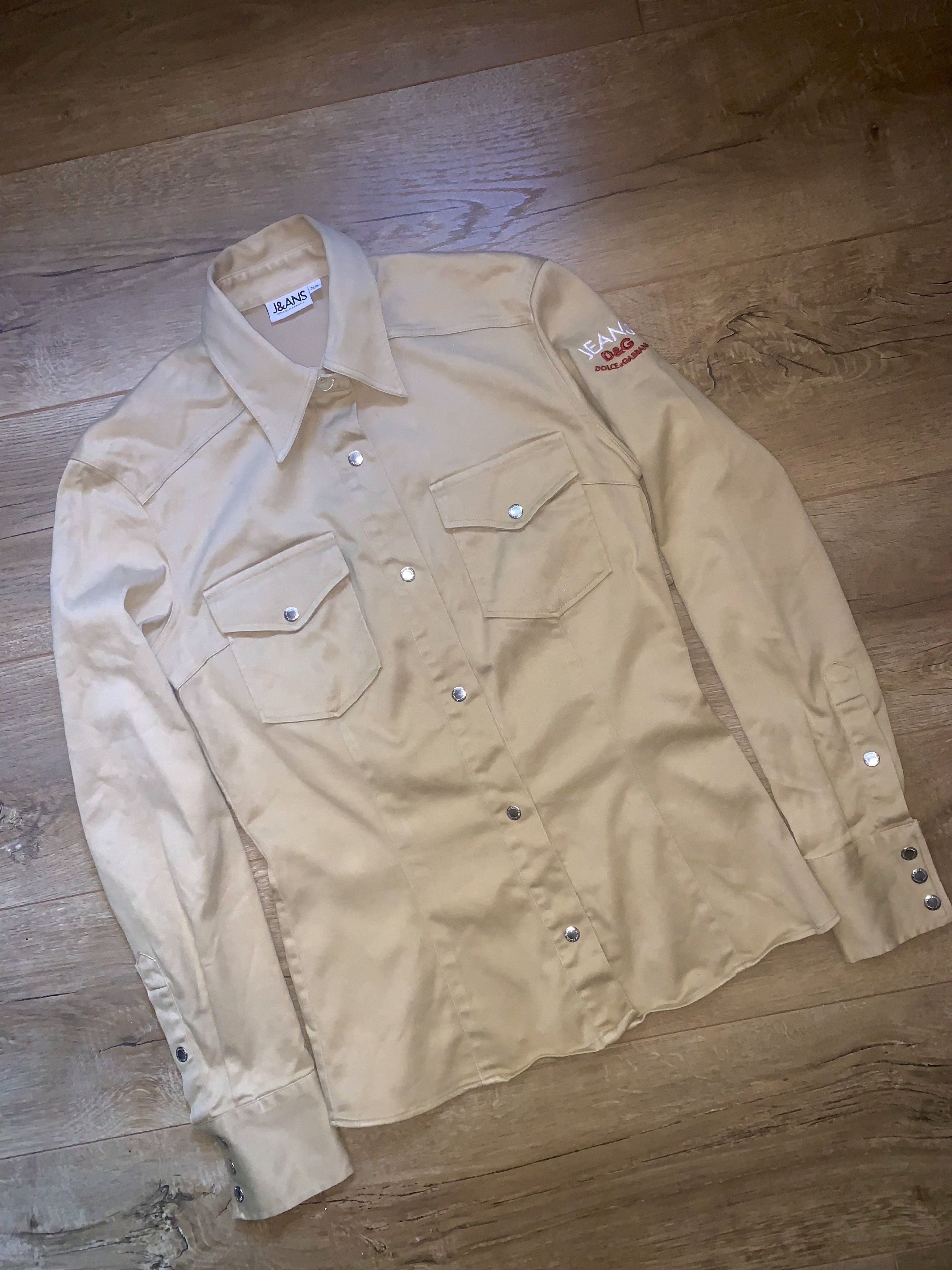 Dolce & Gabbana Vintage Dolce&Gabbana Military Style Shirt Overshirt.XS Size XS / US 0-2 / IT 36-38 - 1 Thumbnail