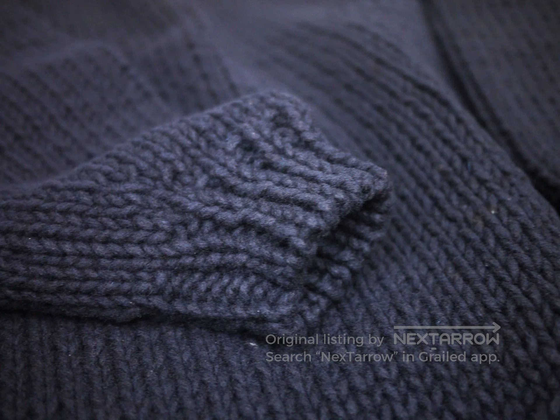 Visvim Black Long Sleeve Knit Sweater. Size US L / EU 52-54 / 3 - 4 Thumbnail