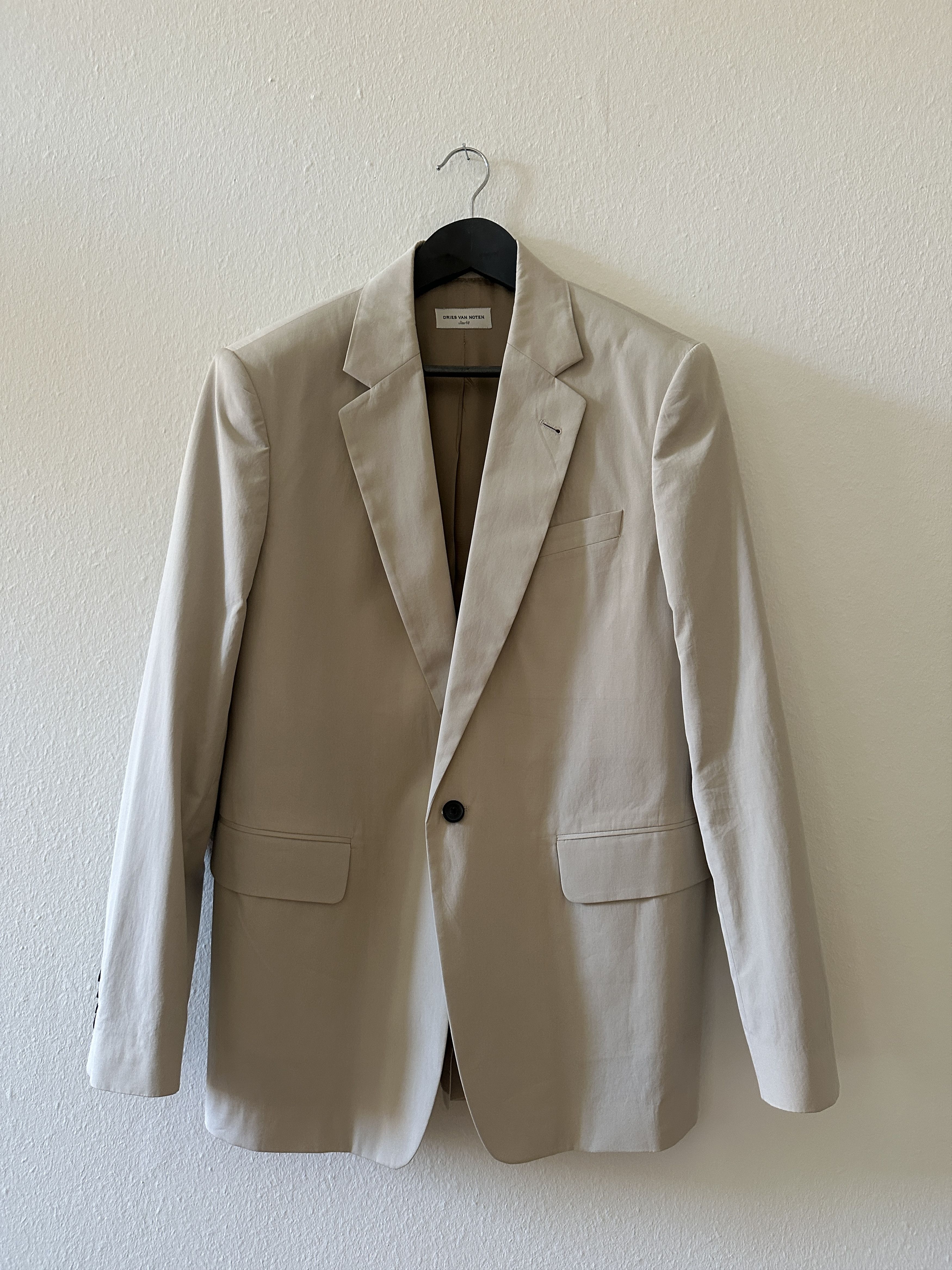 Dries Van Noten DRIES VAN NOTEN - SIZE 48 - WHITE BLAZER Size 48R - 1 Thumbnail