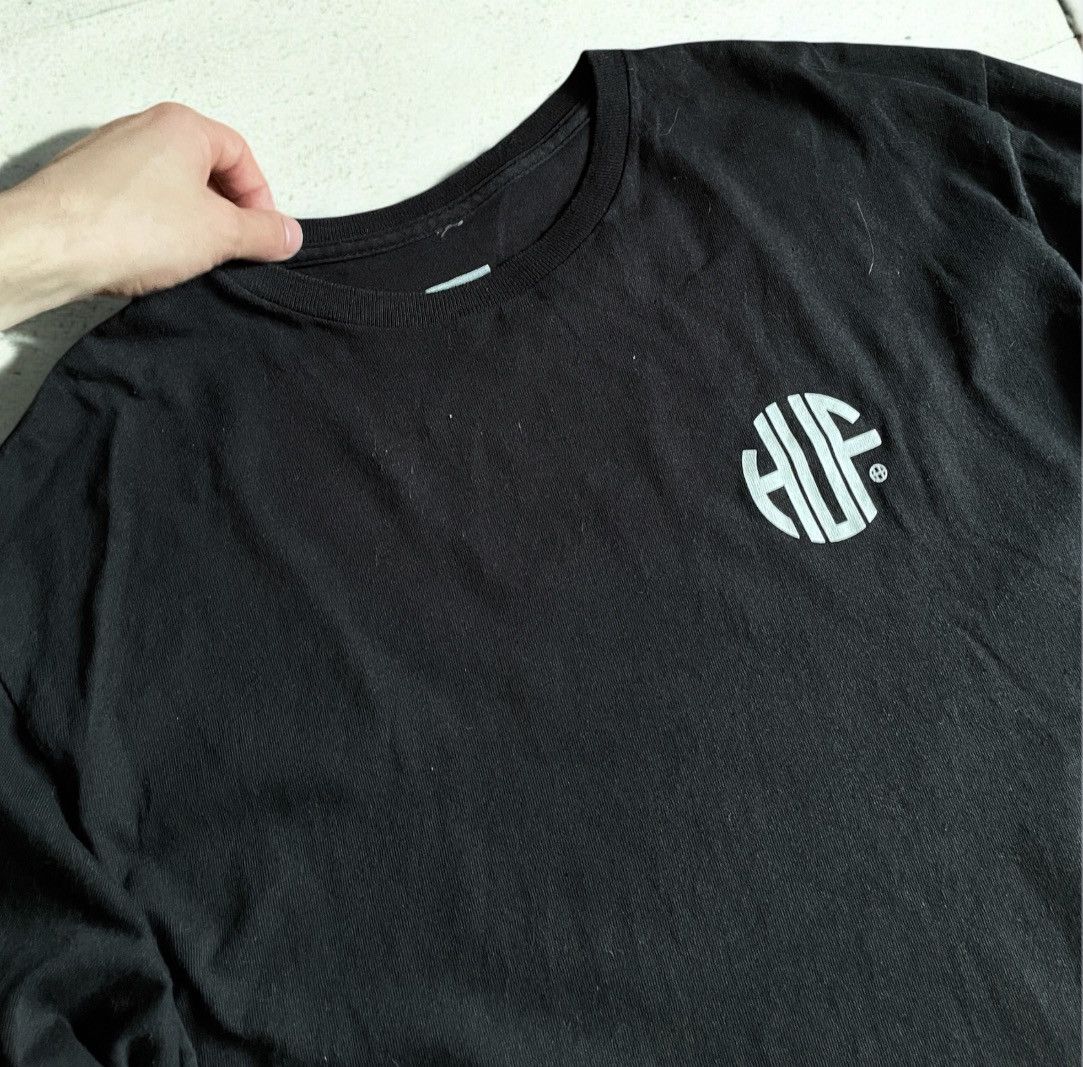 Huf × Supreme × The Hundreds Huf Black Longsleeve T-shirt Y2K Rap hip hop skateboarding Size US XL / EU 56 / 4 - 3 Thumbnail