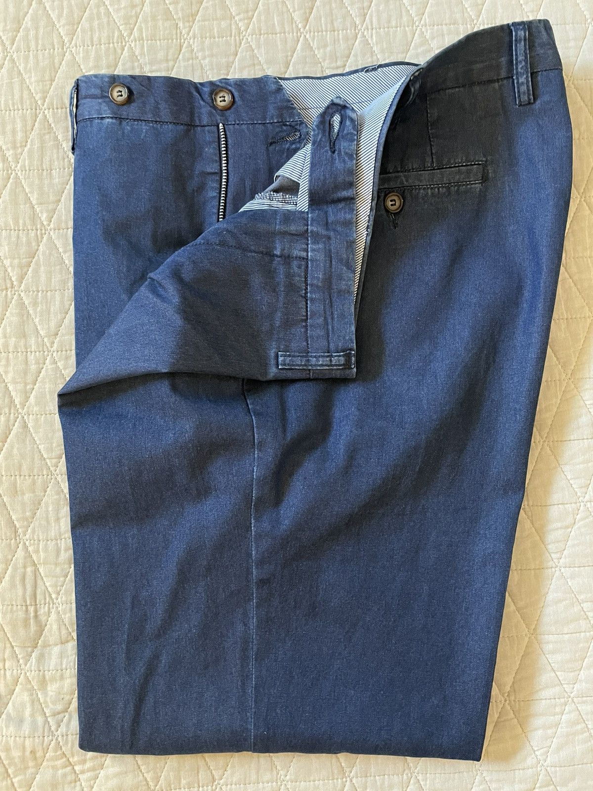 Rota Rota sport Refined Denim Flat Front Trouser Size US 38 / EU 54 - 2 Thumbnail