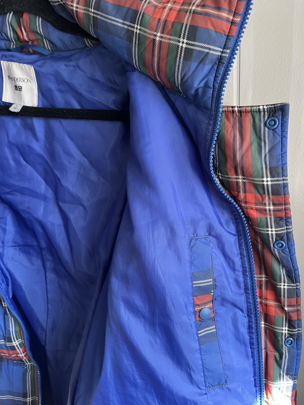 JW Anderson × Uniqlo J.W. Anderson x Uniqlo Scottish Plaid Down Jacket Size US L / EU 52-54 / 3 - 5 Thumbnail