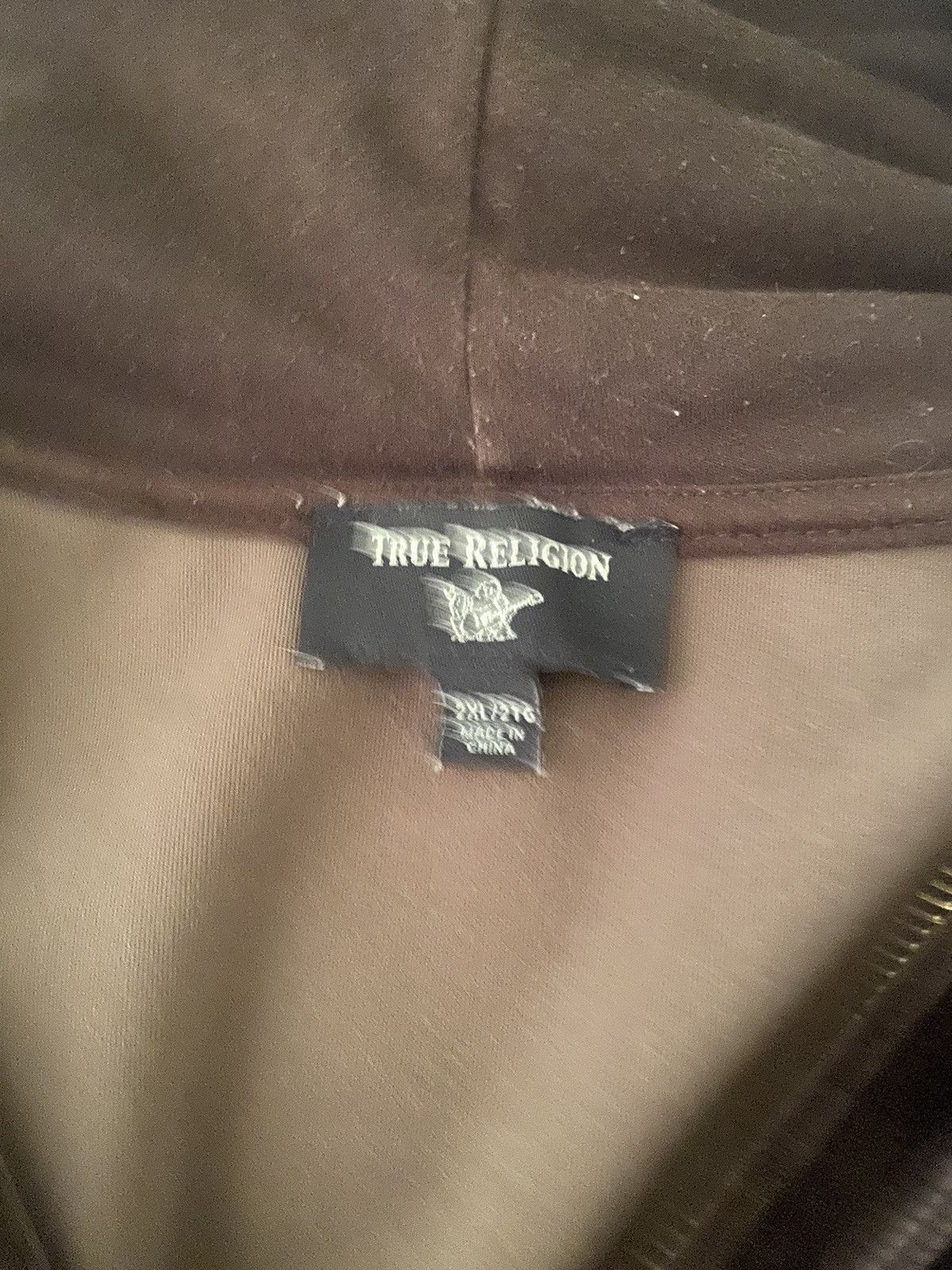 True Religion Velour hooded sweatshirt Size US XXL / EU 58 / 5 - 3 Thumbnail