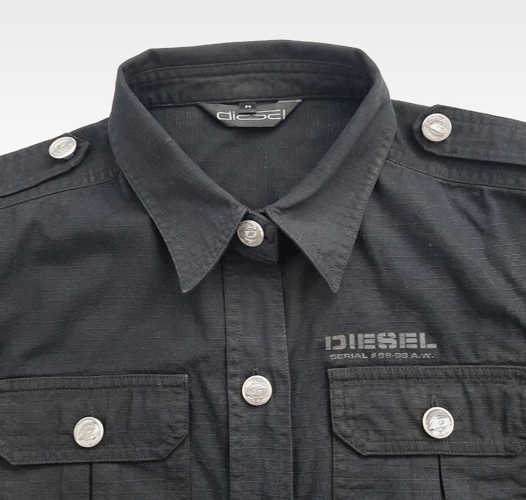 Diesel 2YK MILITARY STYLE SHIRT Size M / US 6-8 / IT 42-44 - 3 Thumbnail