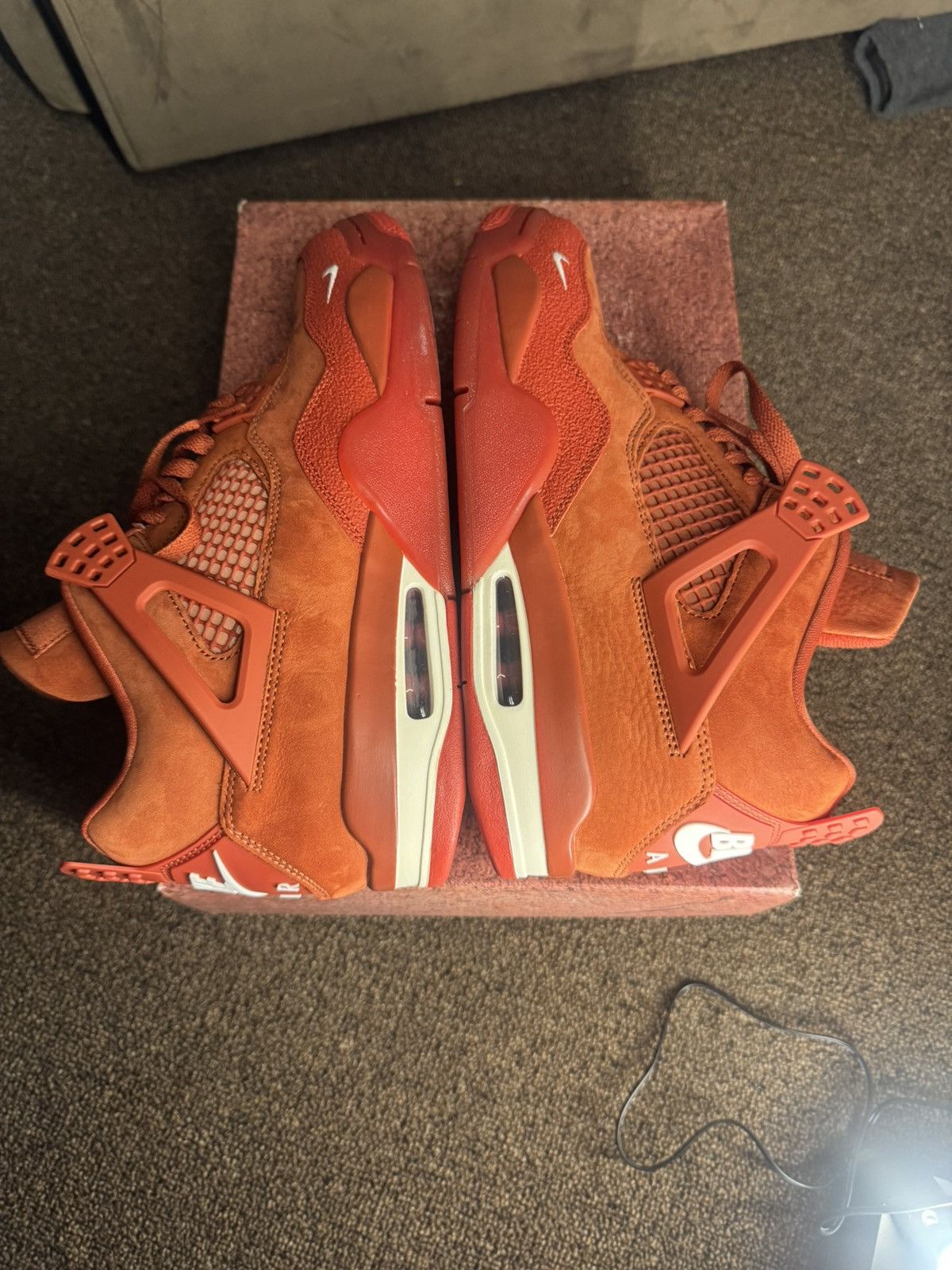 Nike Air Jordan 4 Retro OG SP Nigel Sylvester Brick by Brick Size US 10.5 / EU 43-44 - 4 Thumbnail