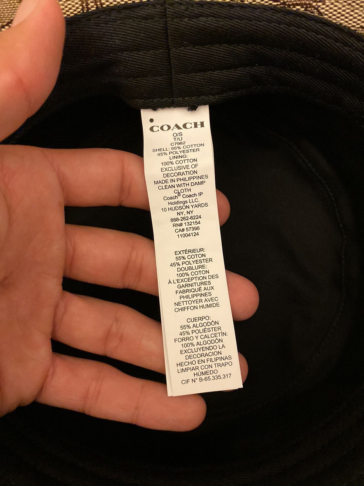 Coach × Vintage Coach bucket hat Size ONE SIZE - 5 Thumbnail