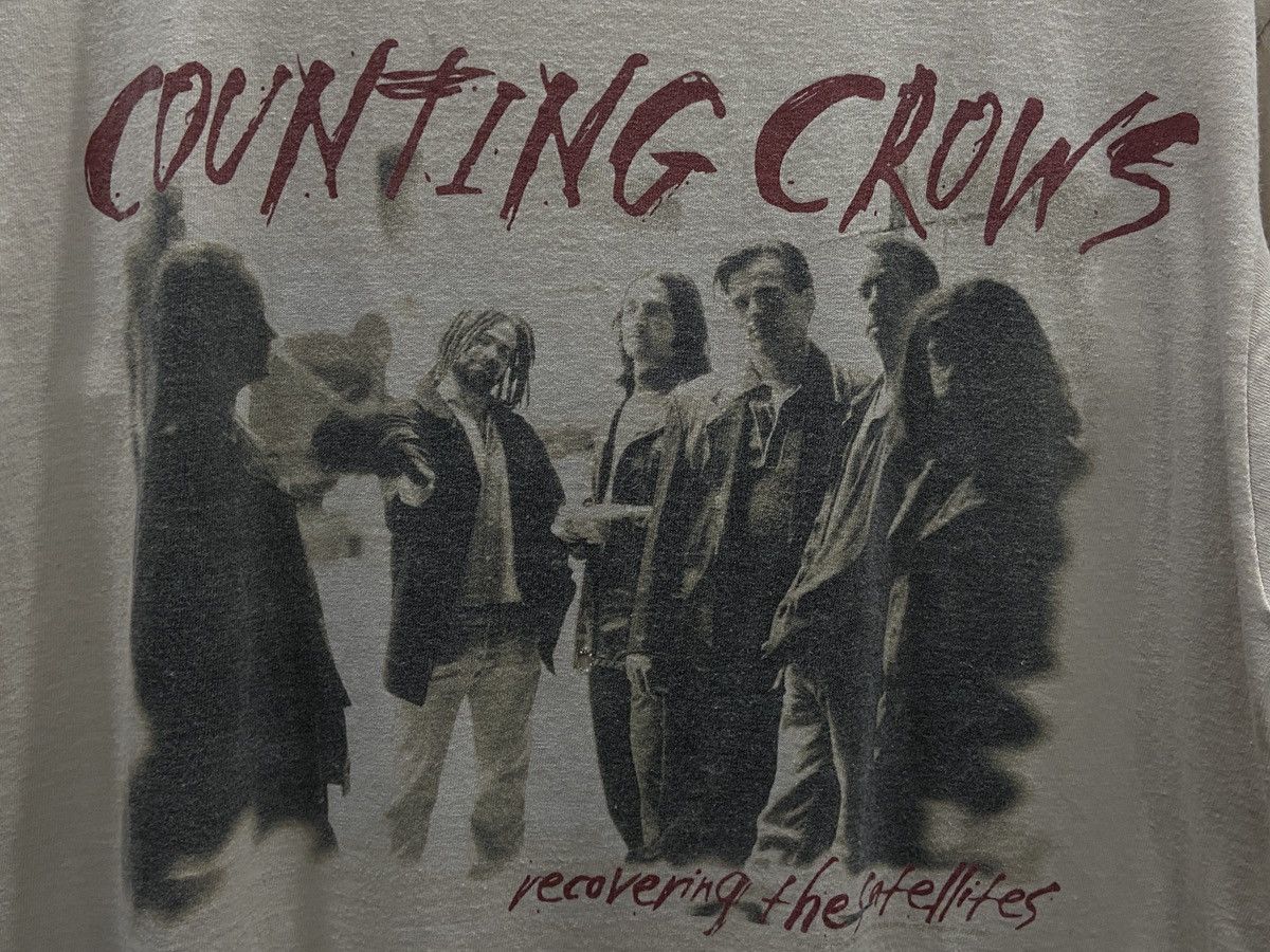 Band Tees × Vintage Vintage 1997s COUNTING CROWS Alternative Rock Tour TShirt Size US L / EU 52-54 / 3 - 4 Thumbnail