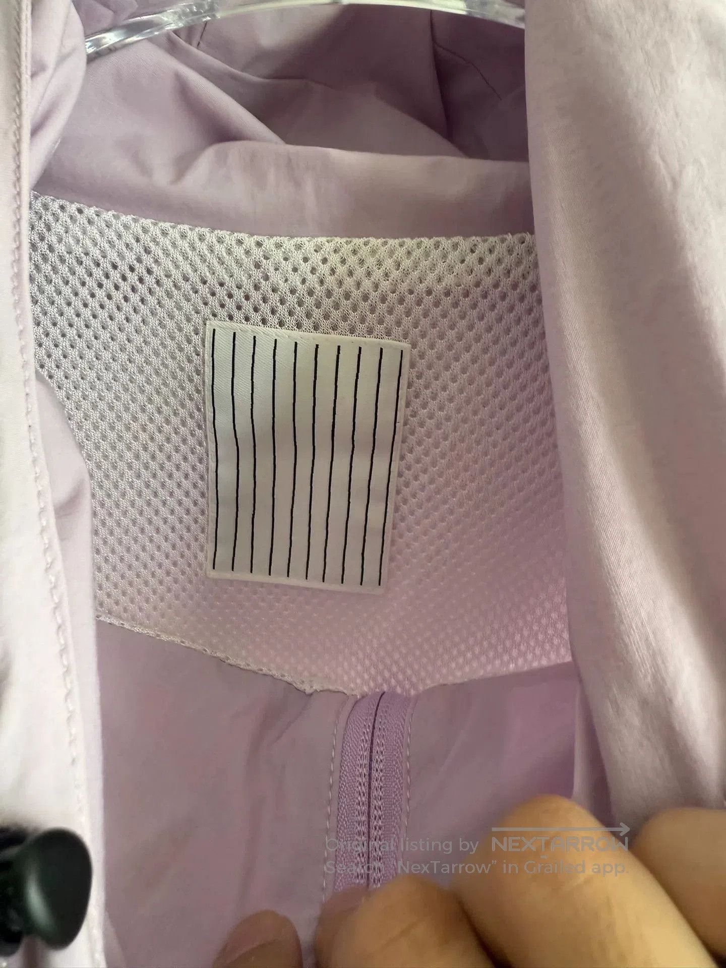 Japanese Brand SFC Light Hooded Jacket in Lilac. Size XXL / US 16-18 / IT 52-54 - 5 Thumbnail