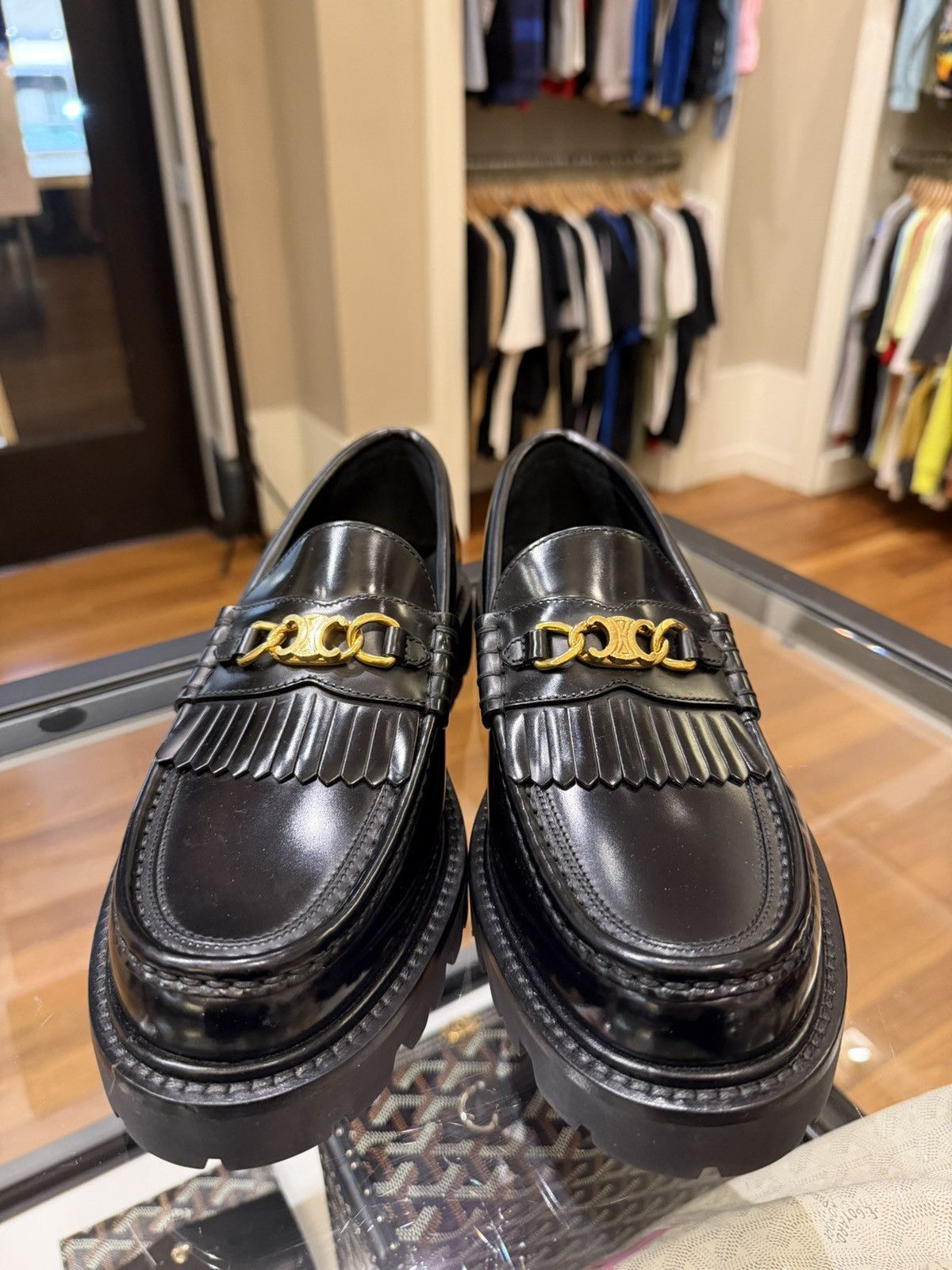 Celine Celine By Hedi Slimane Magaret Chunky Loafer w Triomphe CC Size US 8 / EU 41 - 5 Thumbnail
