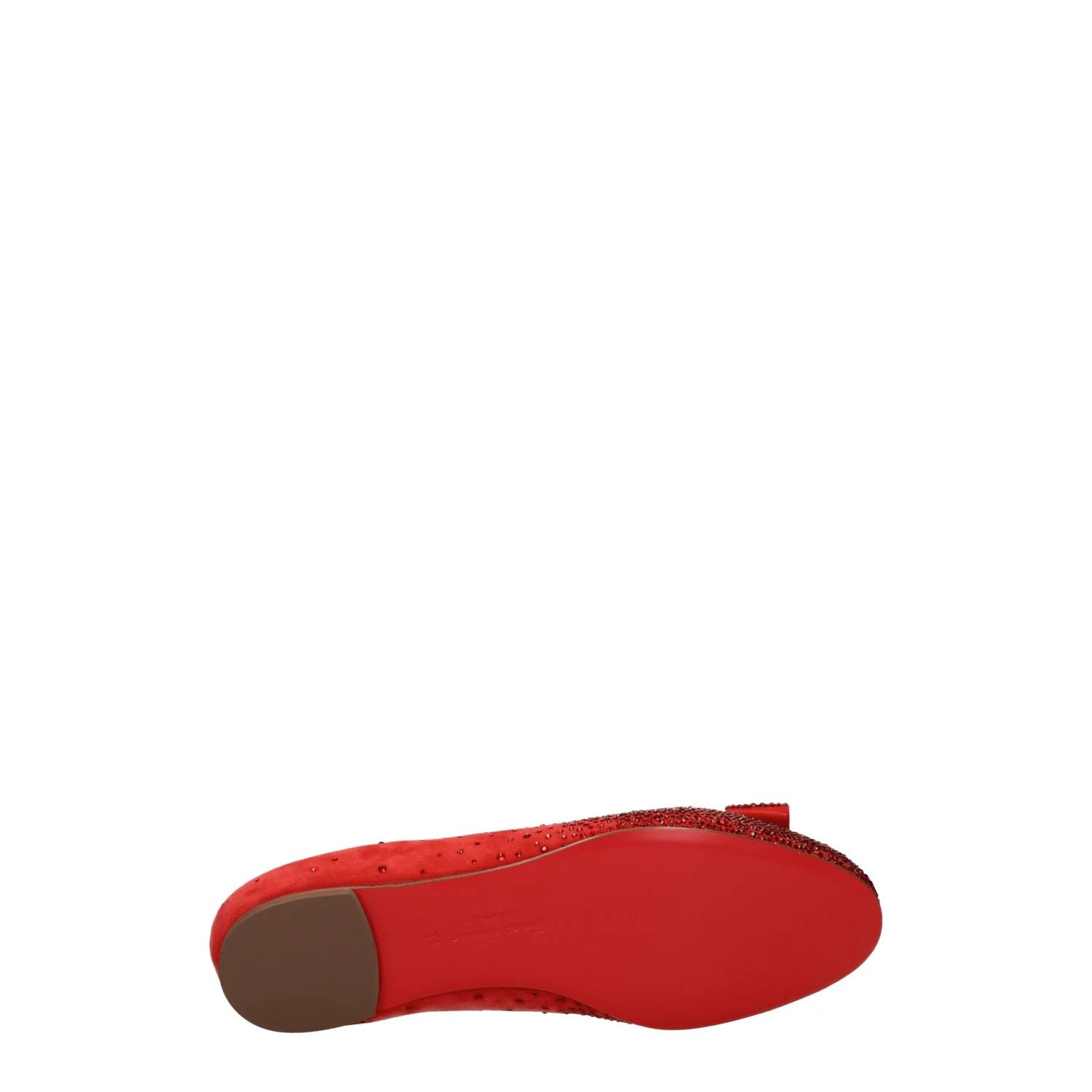 Salvatore Ferragamo ob1o1e1224 Suede Ballet Flats in Red Size US 8 / IT 38 - 5 Thumbnail