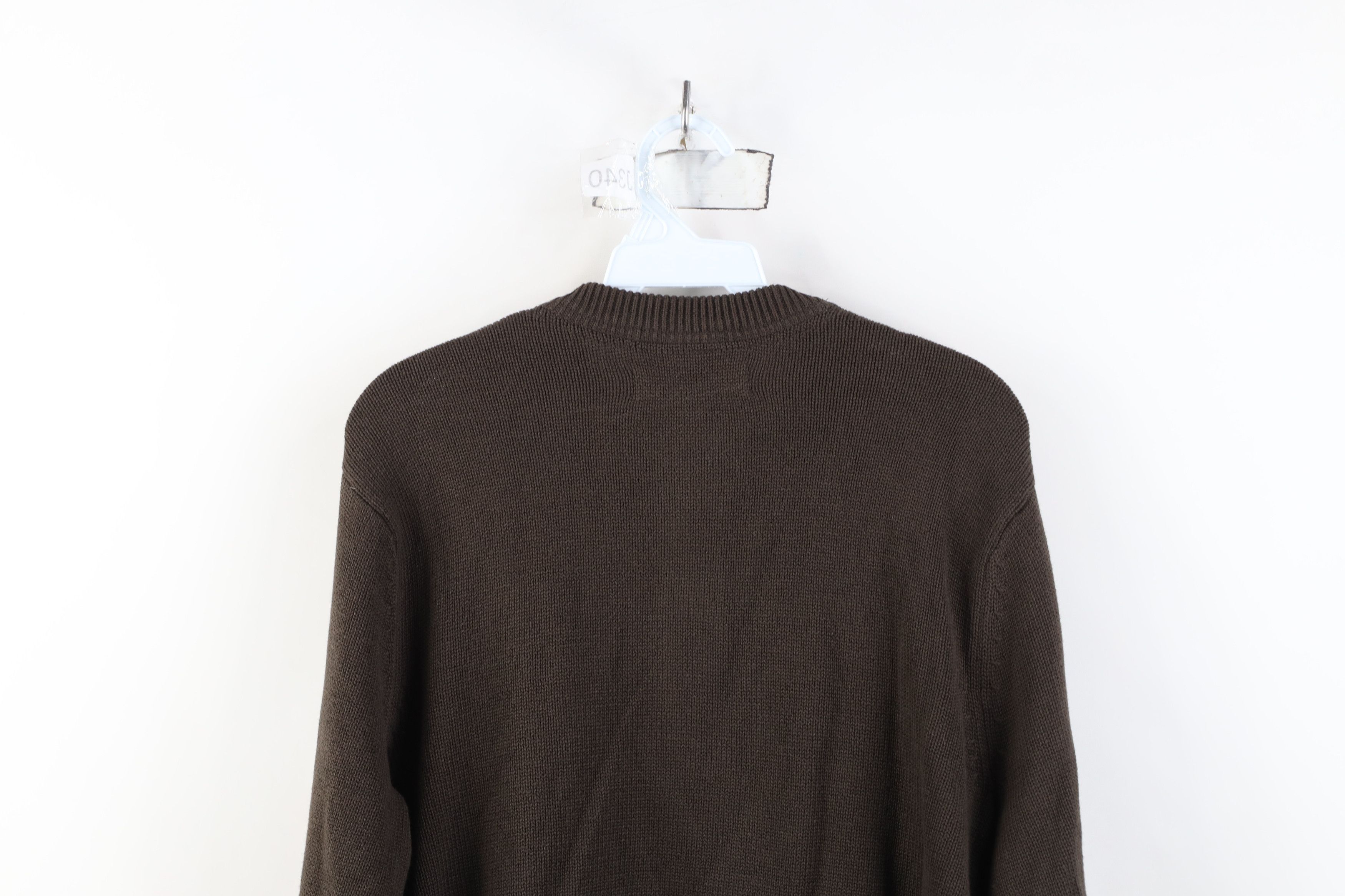 Eddie Bauer Vintage Eddie Bauer Cotton Ribbed Knit Henley Sweater Brown Size US M / EU 48-50 / 2 - 12 Thumbnail