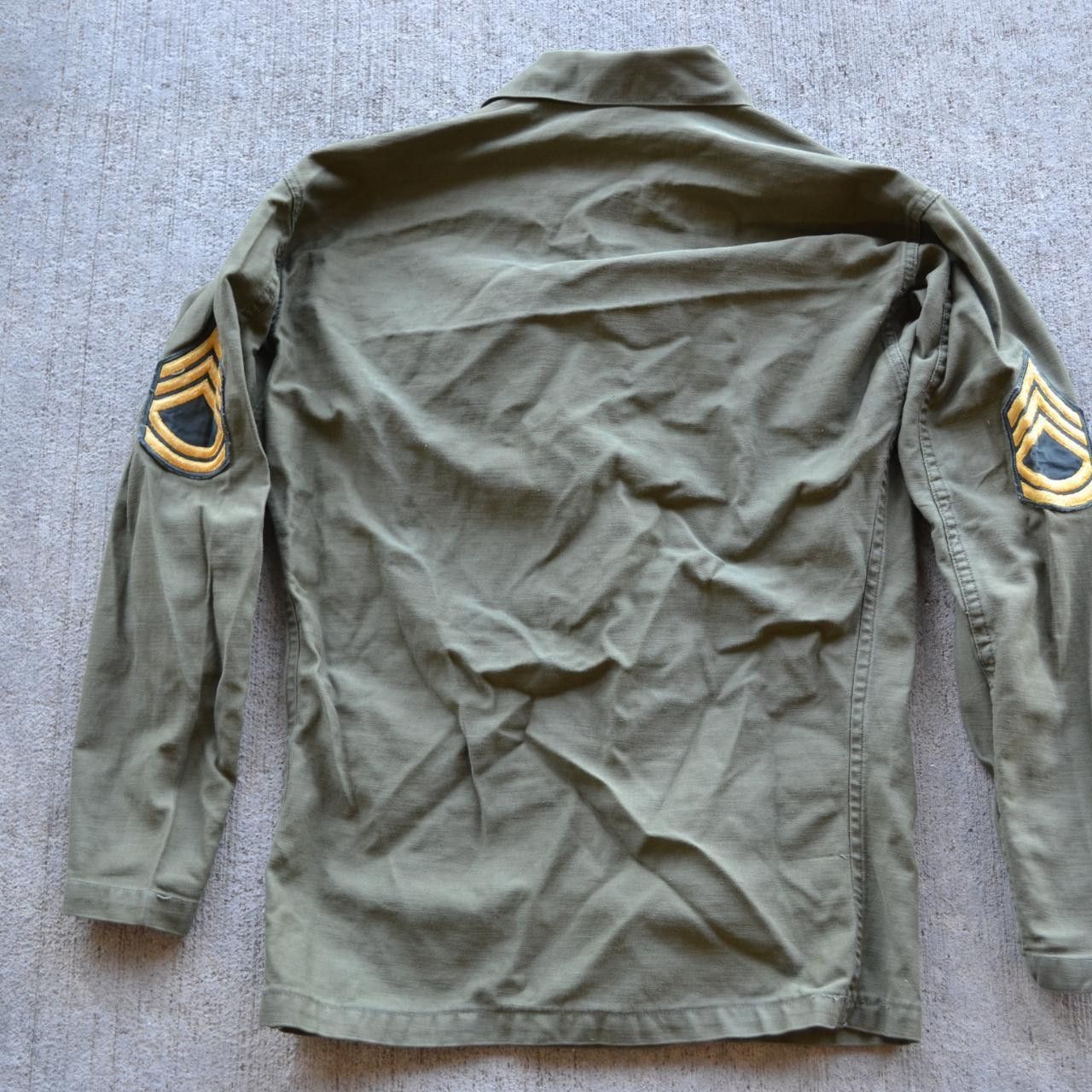 Vintage vietnam fatigue shirt sergeant Size US M / EU 48-50 / 2 - 3 Thumbnail