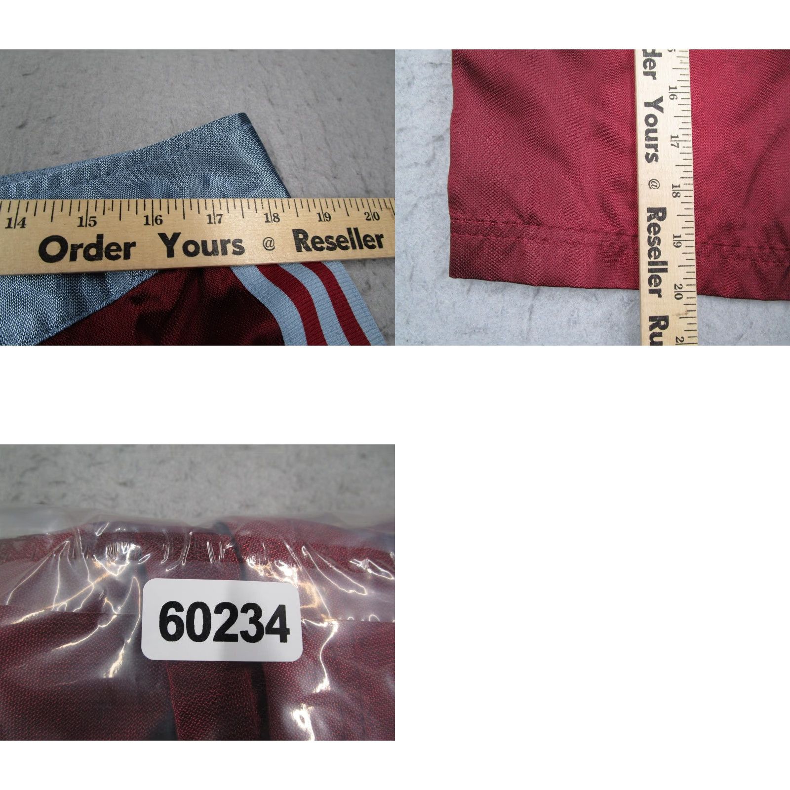 Adidas VINTAGE Adidas Shorts Mens XL Red Blue Nylon 3 Stripe Trefoil Athletic 90s Size US 36 / EU 52 - 8 Thumbnail