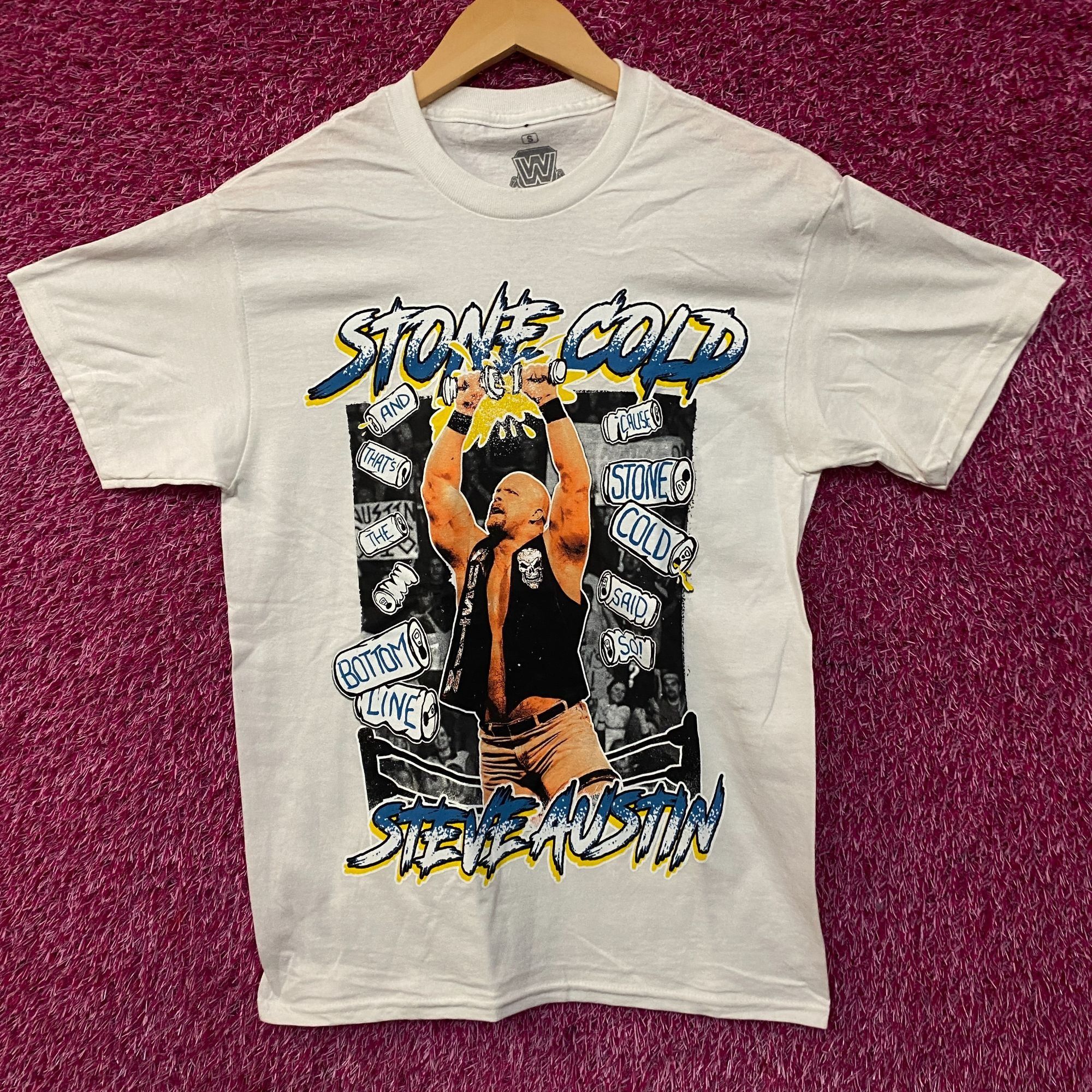 WWE WWE Stone Cold Steve Austin Superimposed Graphic T-Shirt Sma Size US S / EU 44-46 / 1 - 1 Thumbnail