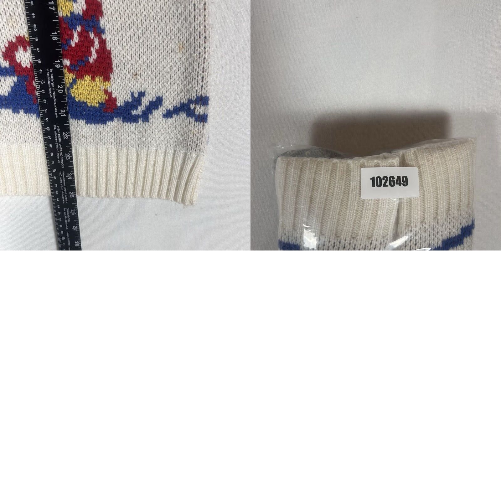 Vintage VINTAGE Ugly Christmas Sweater Vest Womens Small Wool Blend Holiday Casual STAINED Size S / US 4 / IT 40 - 8 Thumbnail