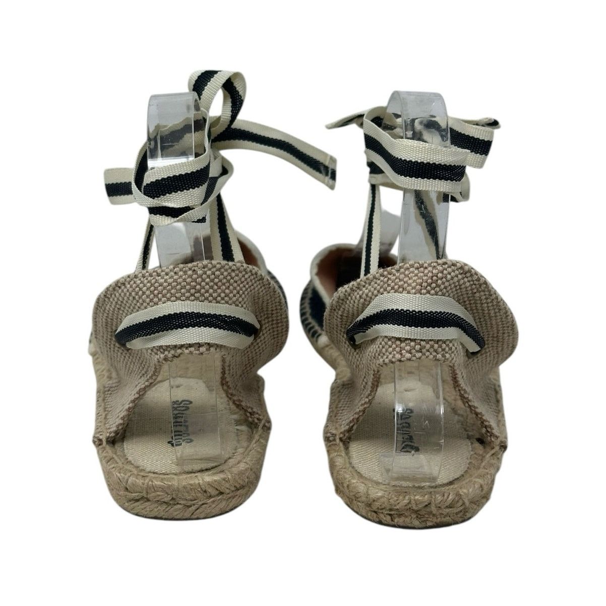 Soludos Soludos black canvas tie up espadrilles sandal shoes size 9 Size US 9 / IT 39 - 3 Thumbnail