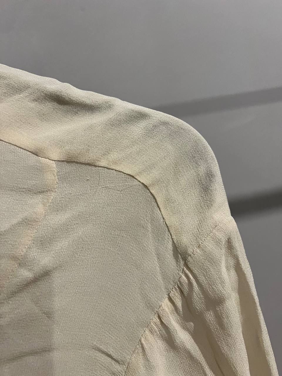 Acne Studios ACNE STUDIOS CRYSTAL PICTURE WOMEN SILK BUTTON BLOUSE SHIRT Size XS / US 0-2 / IT 36-38 - 8 Thumbnail