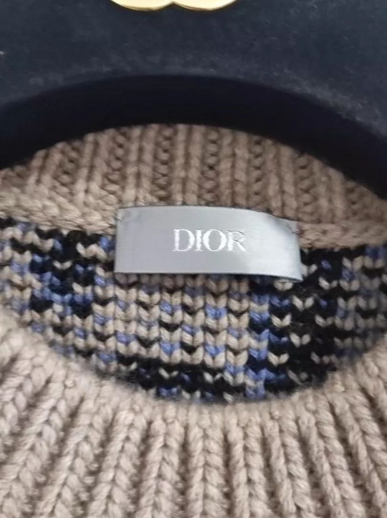Dior Dior Co-branded Logo pattern cashmere knitted vest Size US S / EU 44-46 / 1 - 3 Thumbnail