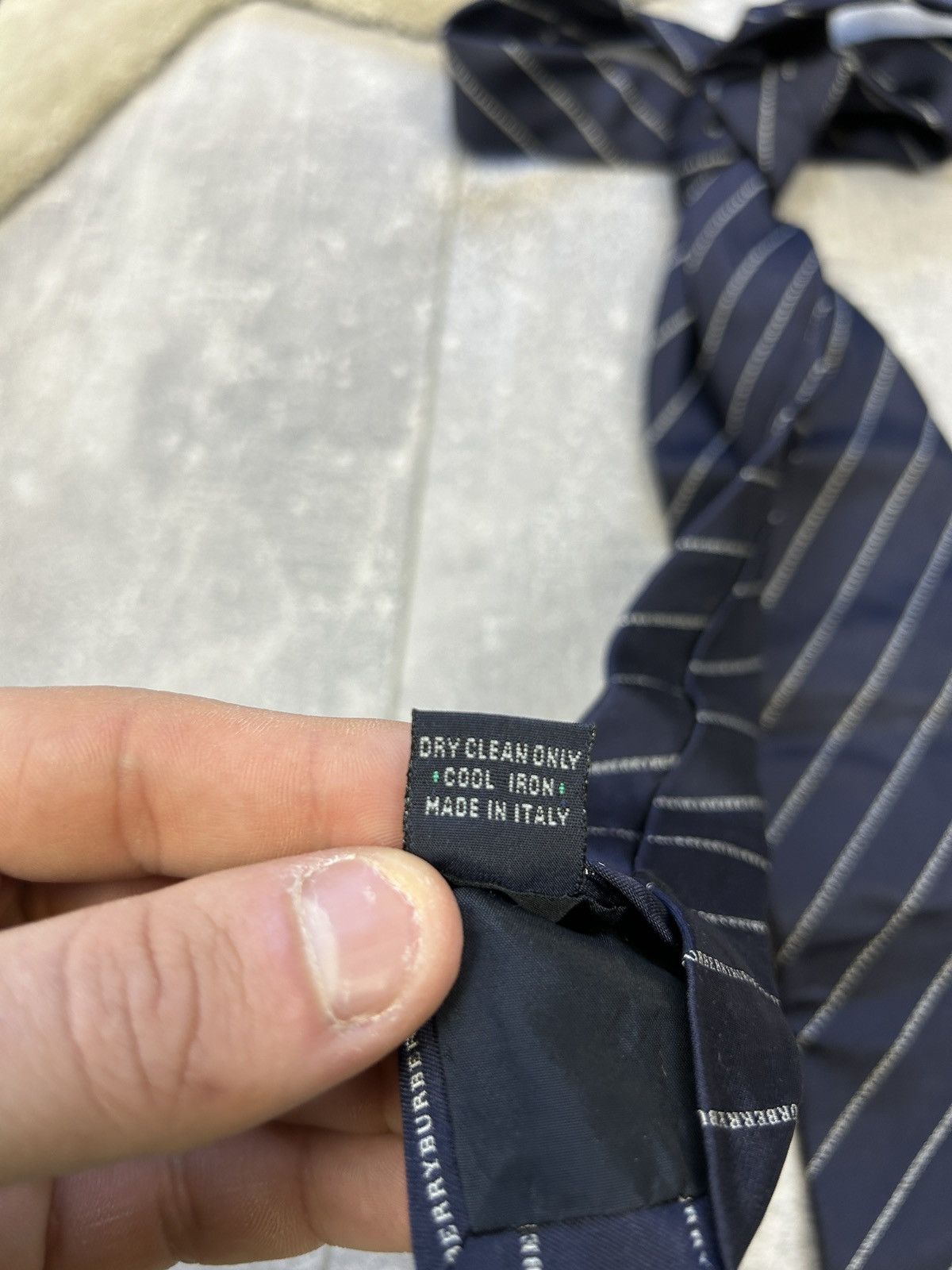 Burberry × Vintage Mens Vintage Burberry novacheck tie luxury rare monogram Size ONE SIZE - 8 Thumbnail