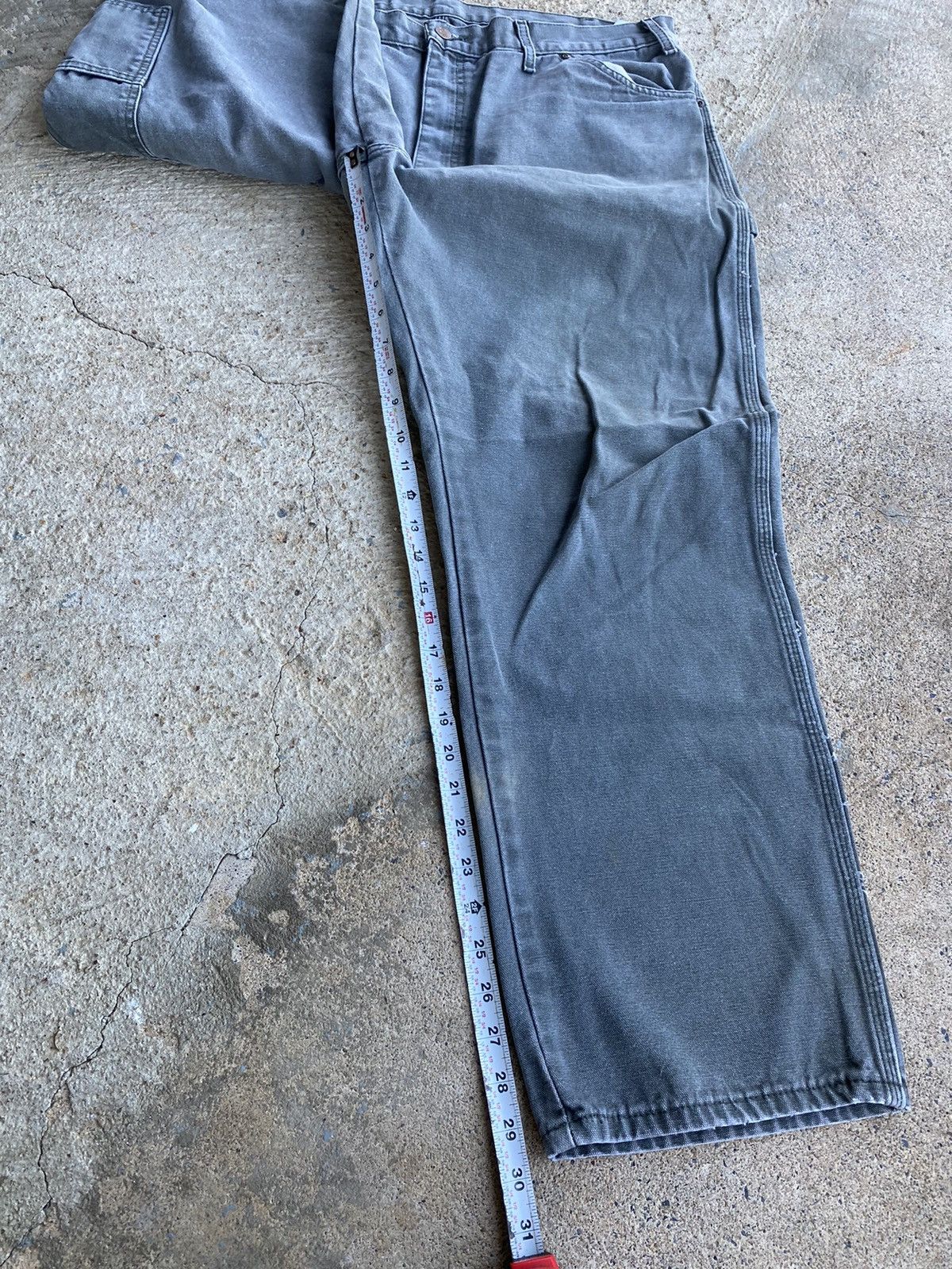 Carhartt × Dickies Vintage Y2K Faded Baggy Dickies Distressed Carpenters Size US 38 / EU 54 - 16 Thumbnail