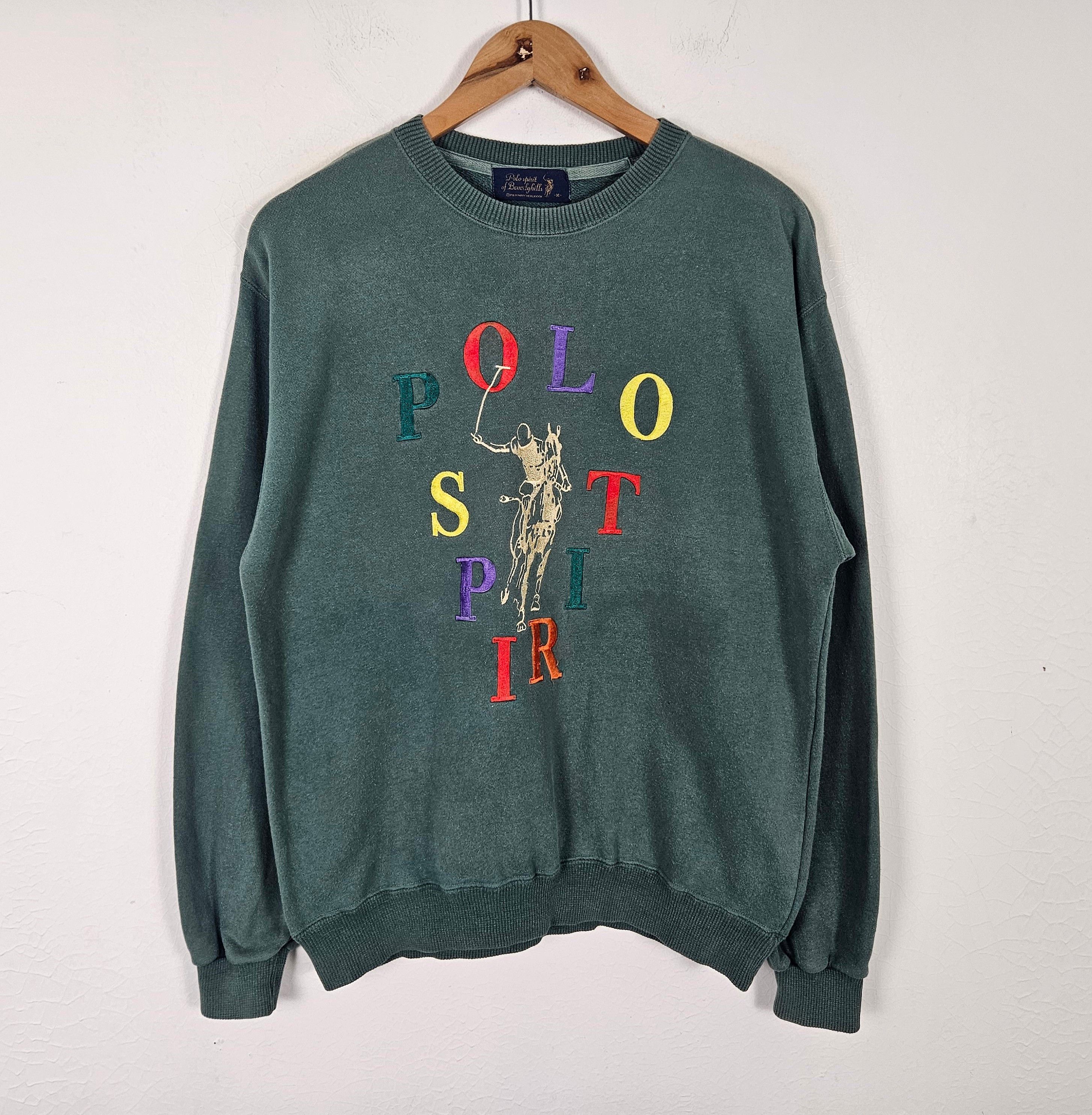 Vintage Vintage POLO SPIRIT Embroidery Sweatshirt 1990s Size US M / EU 48-50 / 2 - 2 Thumbnail