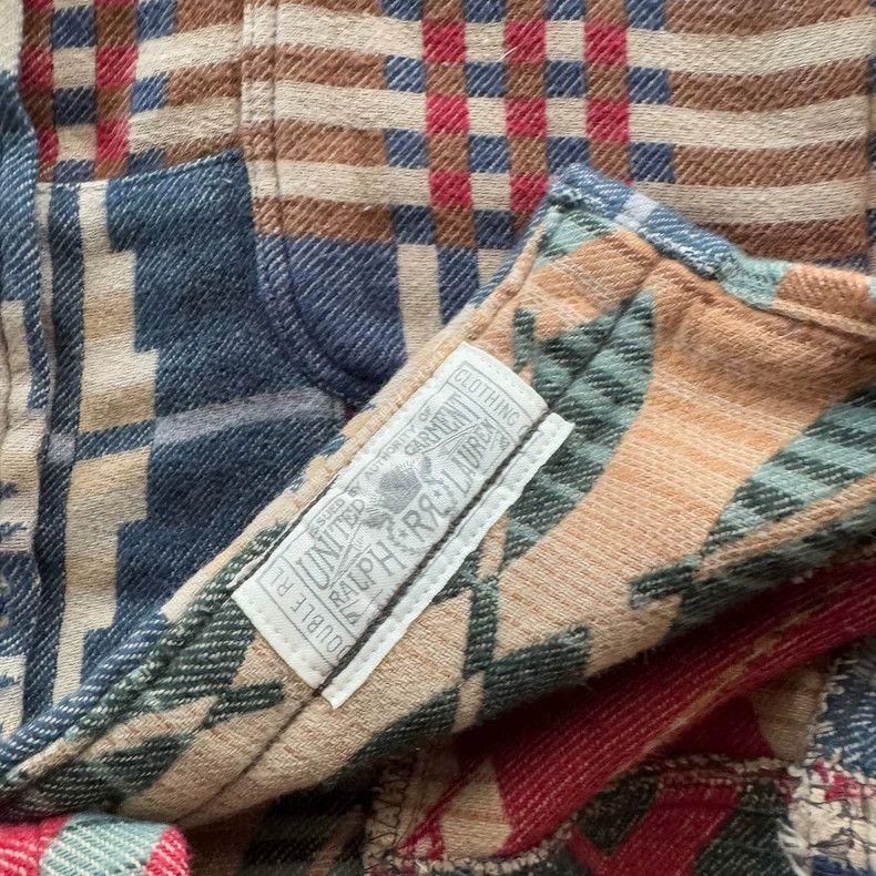 RRL Ralph Lauren RRL Ralph Lauren Baijiabu Splicing Southwest Shirt Size US L / EU 52-54 / 3 - 7 Thumbnail