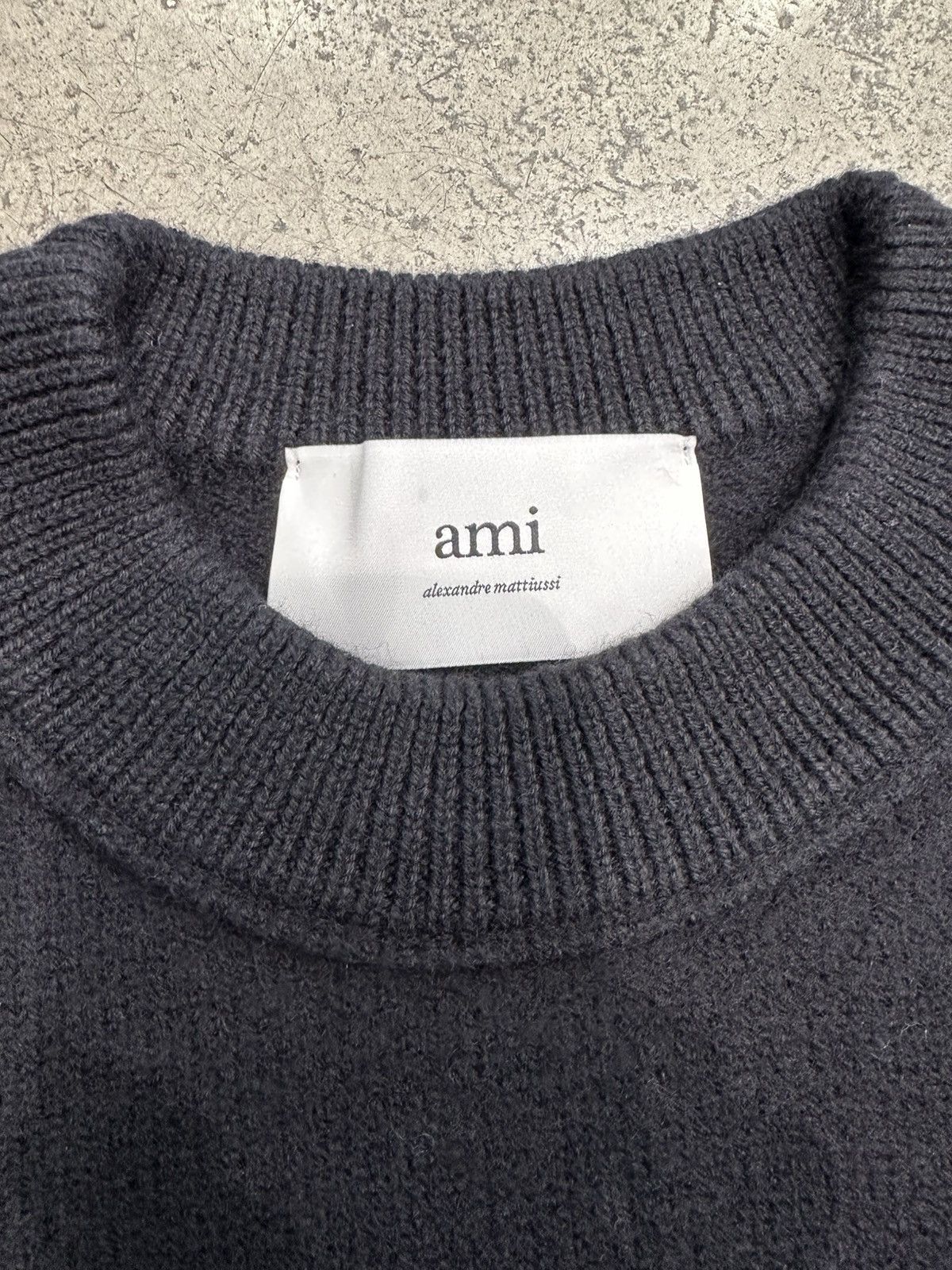AMI AMI - ADC Crewneck Sweater Black Size US XL / EU 56 / 4 - 2 Thumbnail