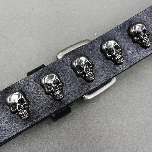 Japanese Brand Momoko x Erika Skull Studded Punk VS Cowboy Belts Size 40 - 5 Thumbnail