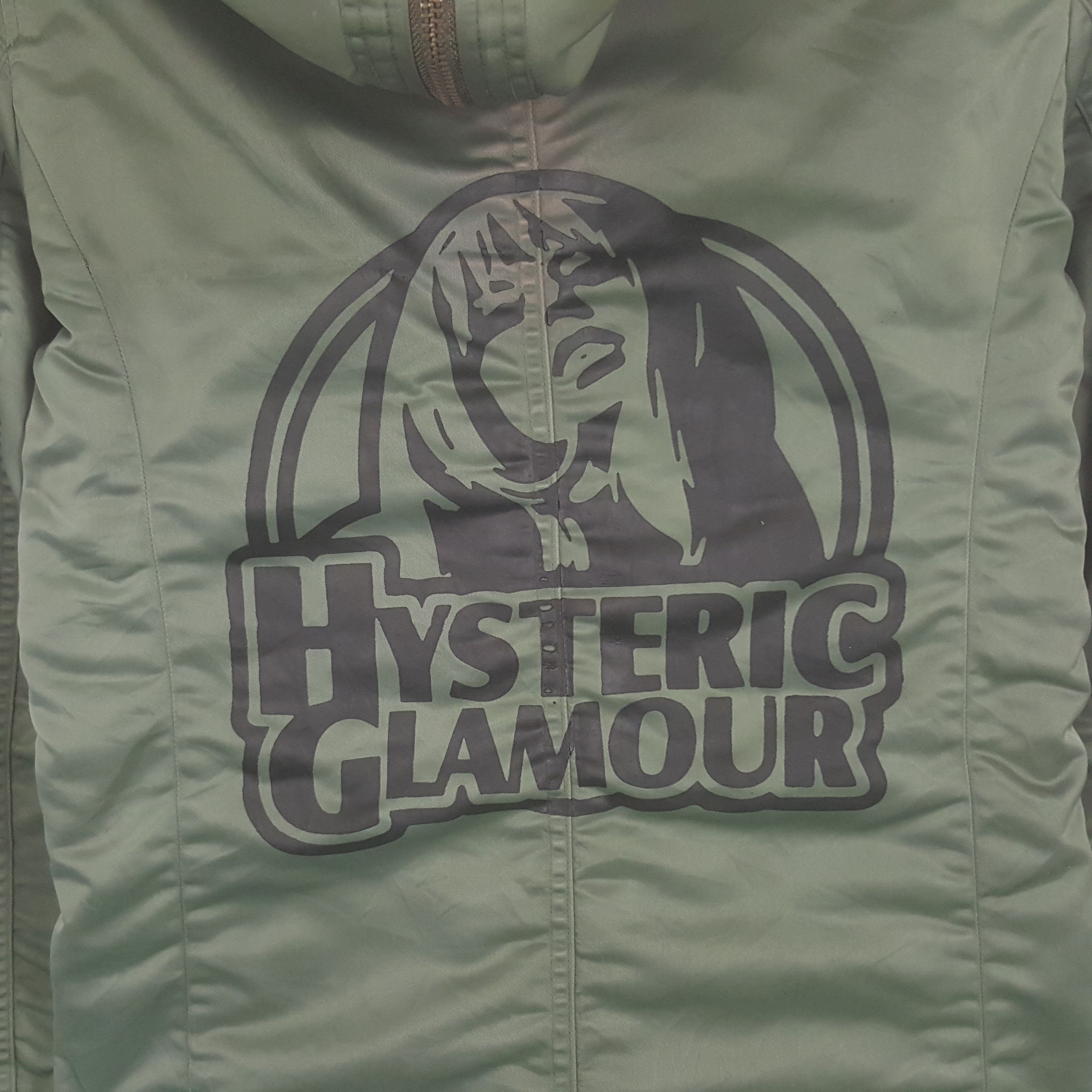 Hysteric Glamour × Vintage Hysteric Glamour Custom Big Logo Military Jacket Hoodies Size US S / EU 44-46 / 1 - 2 Thumbnail