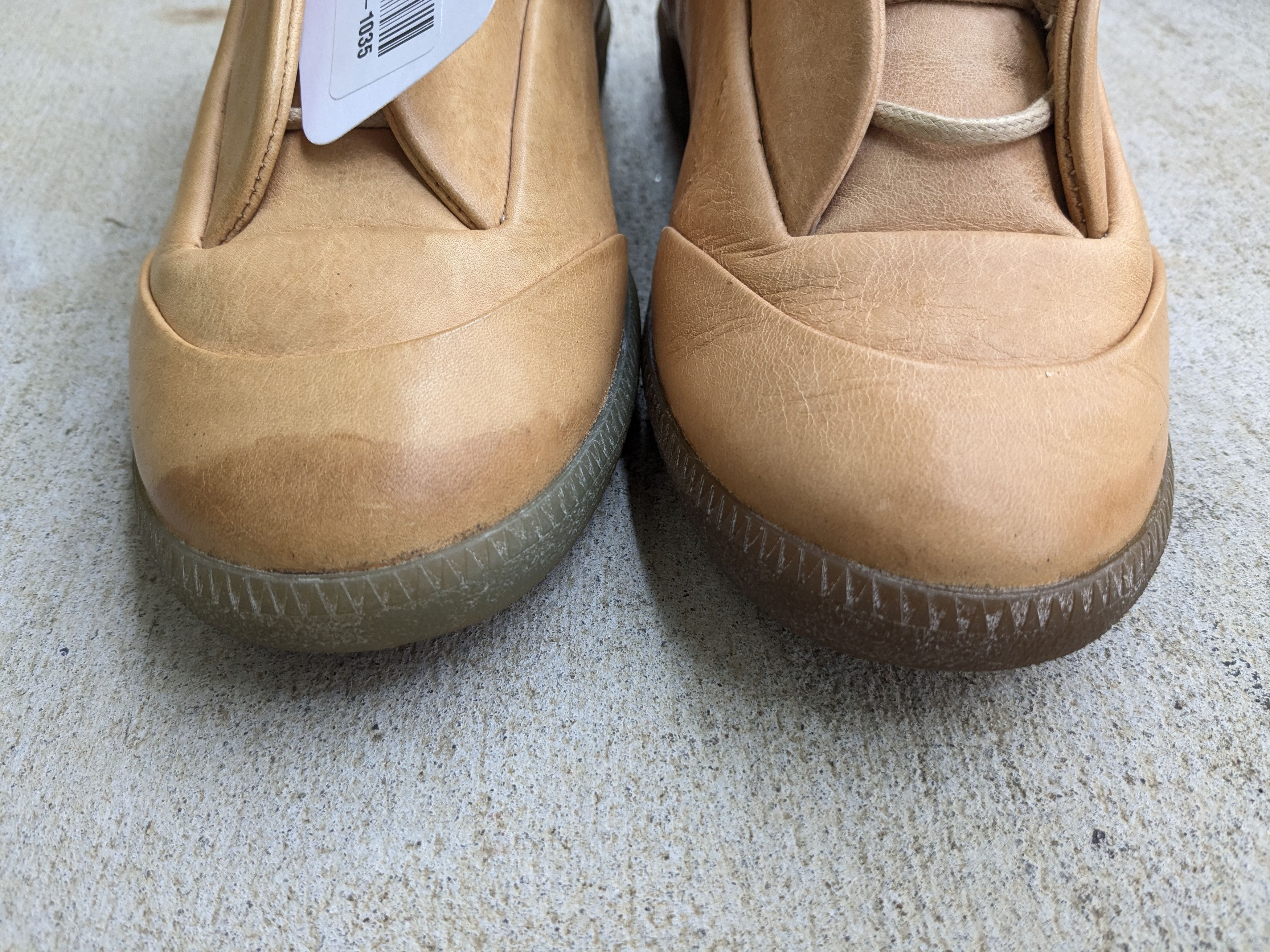 Maison Margiela Maison Margiela Future Brown 7 40 High Tops Leather Size US 7 / EU 40 - 2 Thumbnail