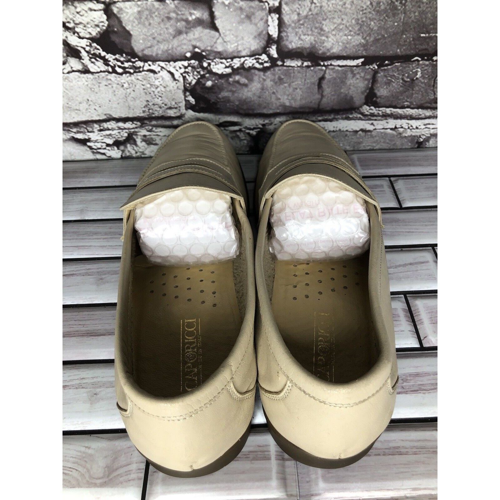 Other Caporicci Ivory Leather Casual Penny Loafers Driving Shoes M Size US 9 / EU 42 - 5 Thumbnail