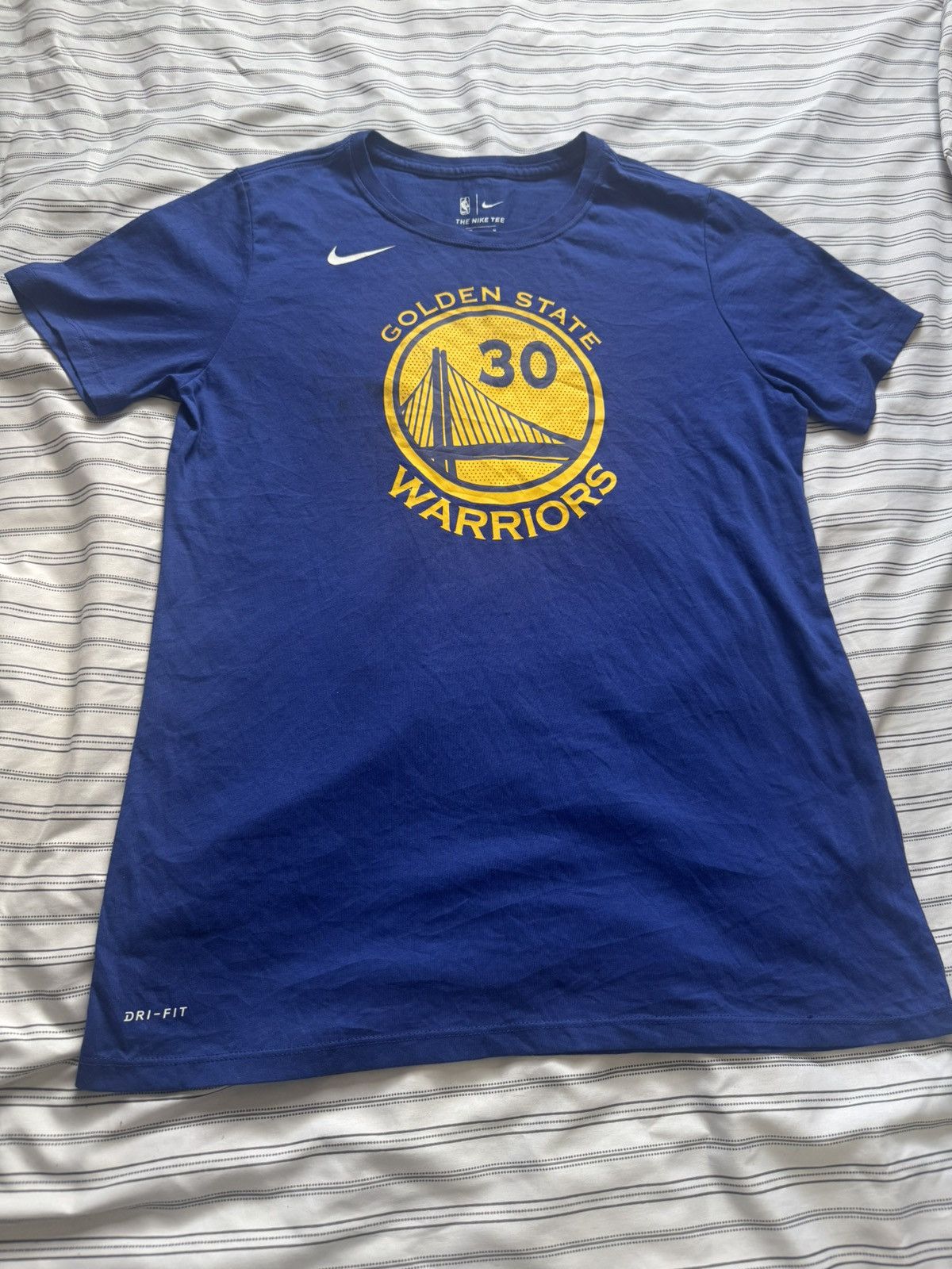 Nike Nike NBA Golden State Warriors Stephen Curry Shirt Size M Size US M / EU 48-50 / 2 - 1 Thumbnail