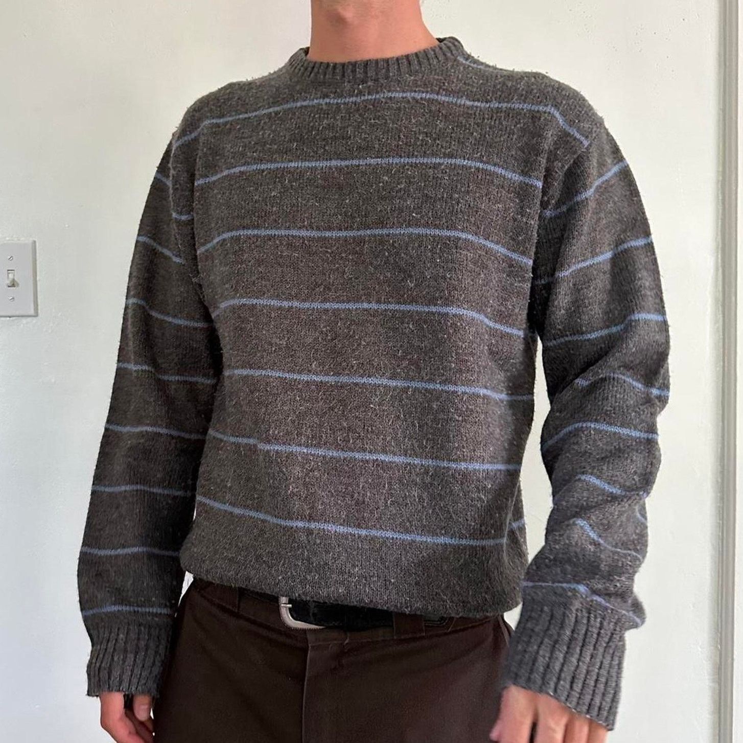 Le TIGRE × Vintage Vintage 70s Le Tigre Striped Preppy Knit Sweater Pullover Size US M / EU 48-50 / 2 - 1 Thumbnail