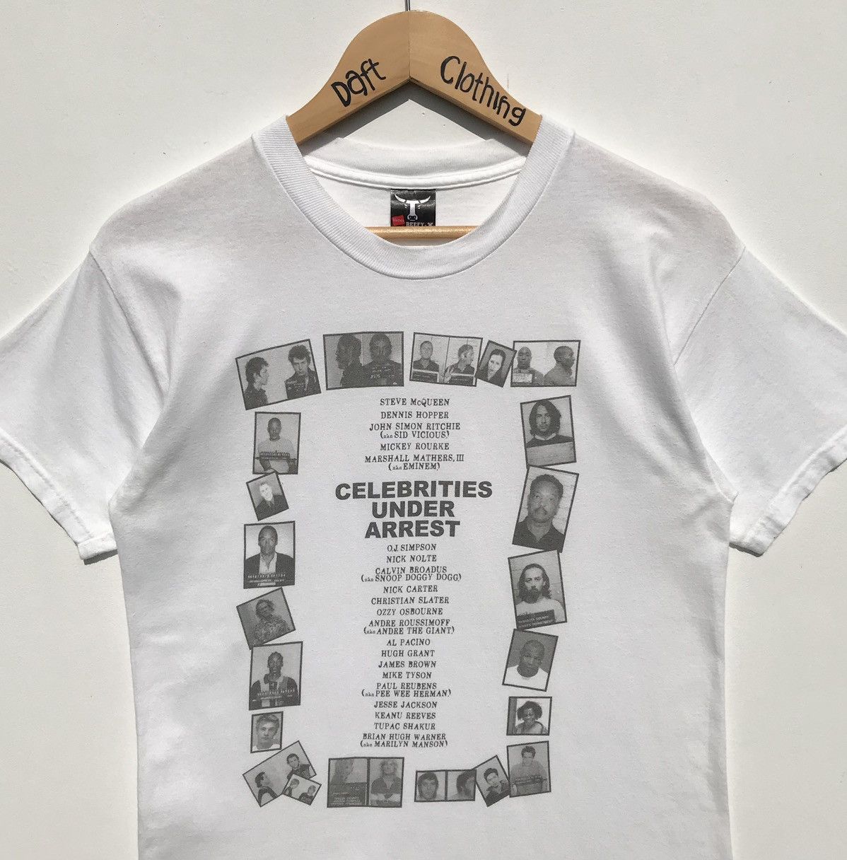 Vintage Vintage Celebrities Under Arrest Shirt Size US S / EU 44-46 / 1 - 5 Thumbnail