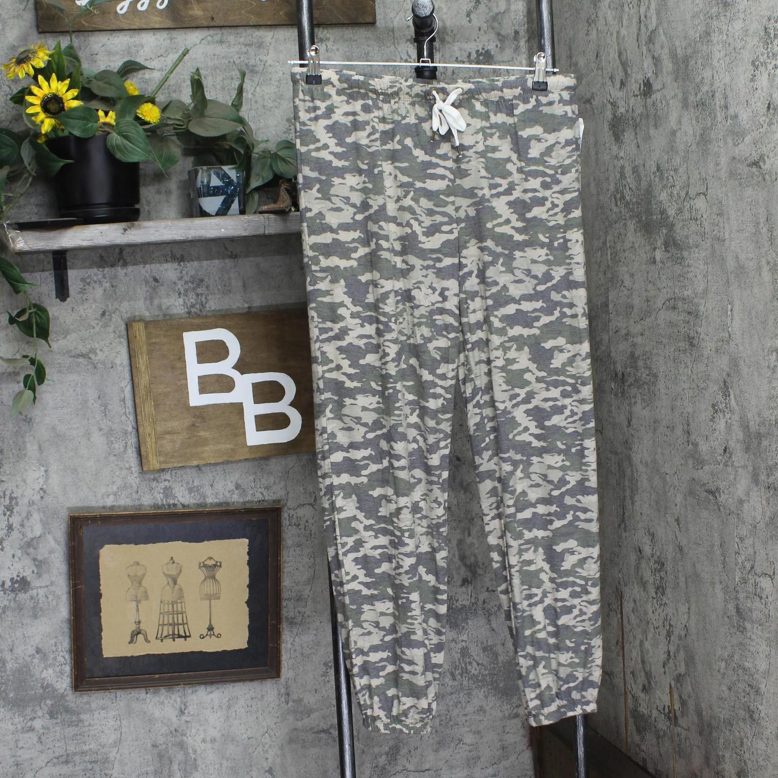 honeyee.com New Honeydew Star Camo Knit Pajama Pants 94113 Green Camo L Size 36" / US 14 / IT 50 - 1 Thumbnail
