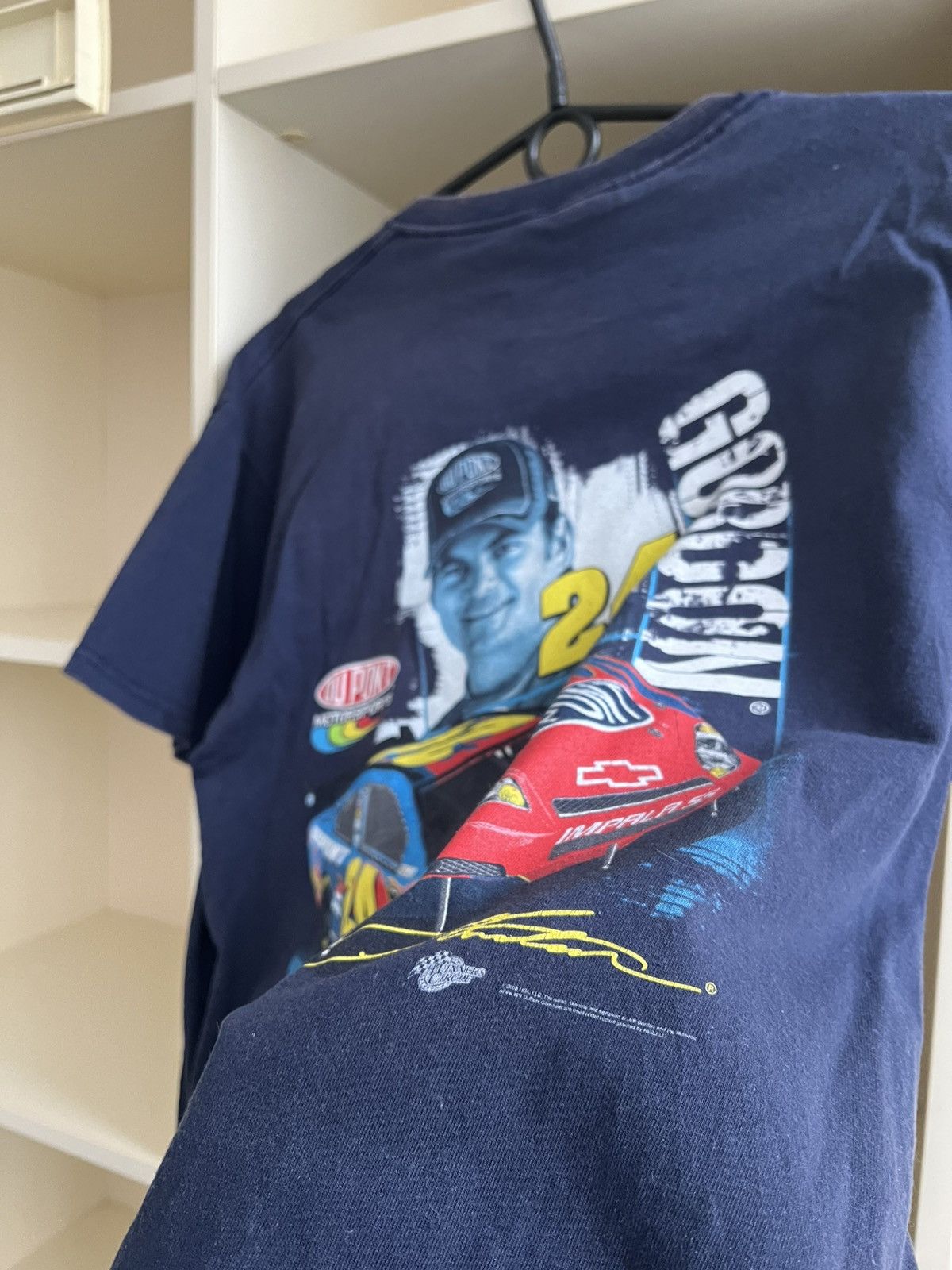 NASCAR Vintage Jeff Gordon #24 DuPont Motorsports NASCAR T-Shirt Size US L / EU 52-54 / 3 - 4 Thumbnail