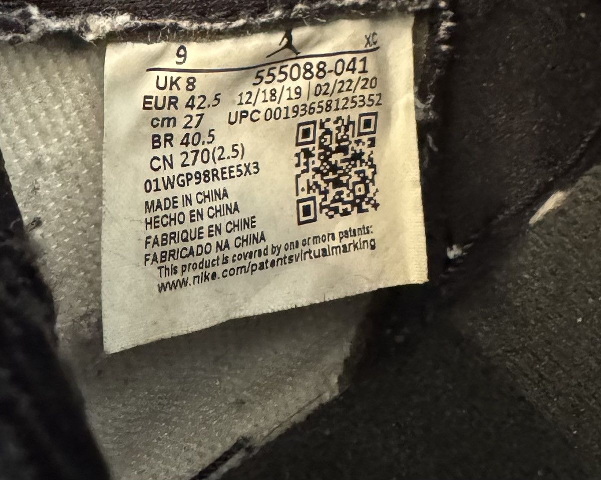 Jordan Brand × Nike AIR JORDAN Jordan Mens 1 Retro High Top Sneakers Size US 9 / EU 42 - 4 Thumbnail