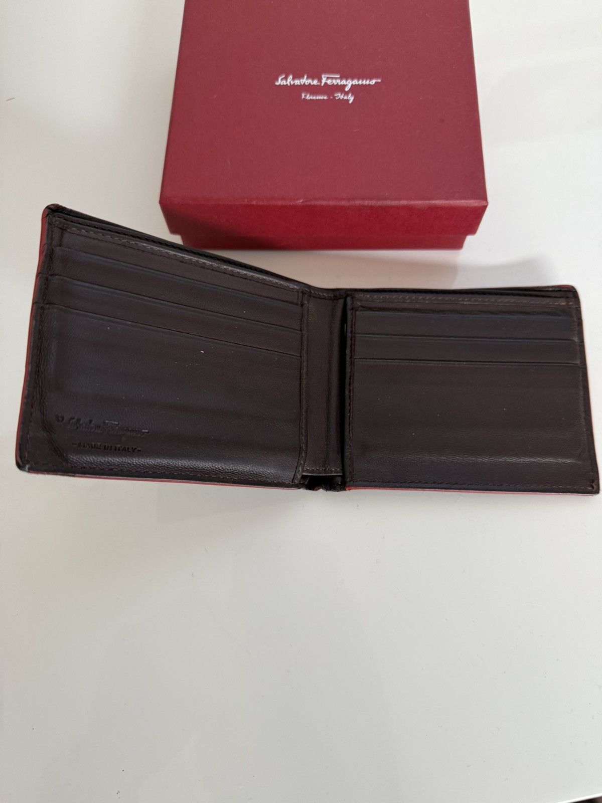 Salvatore Ferragamo Ferragamo Bi-Fold Leather Wallet Size ONE SIZE - 5 Thumbnail