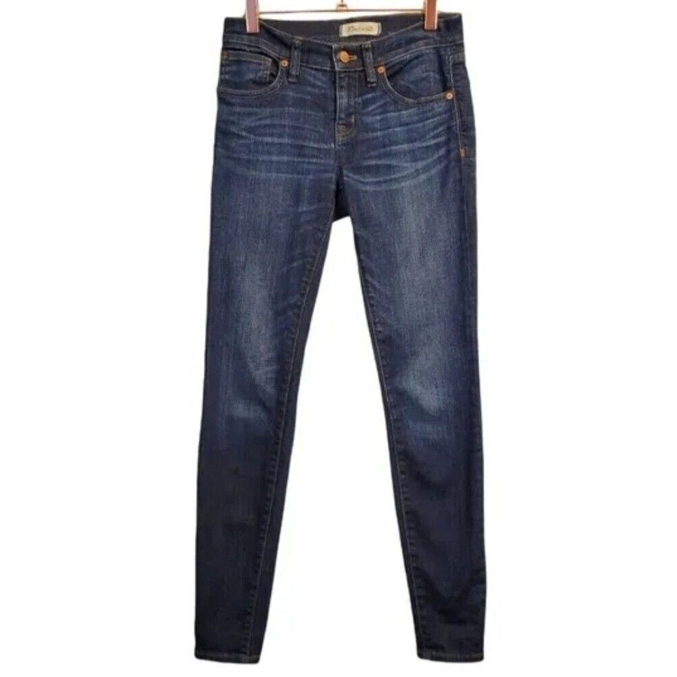 Madewell Madewell Skinny Ankle Jean 25 Preppy Boho Mall Girl Festival Size 25" / US 0 / IT 36 - 3 Thumbnail