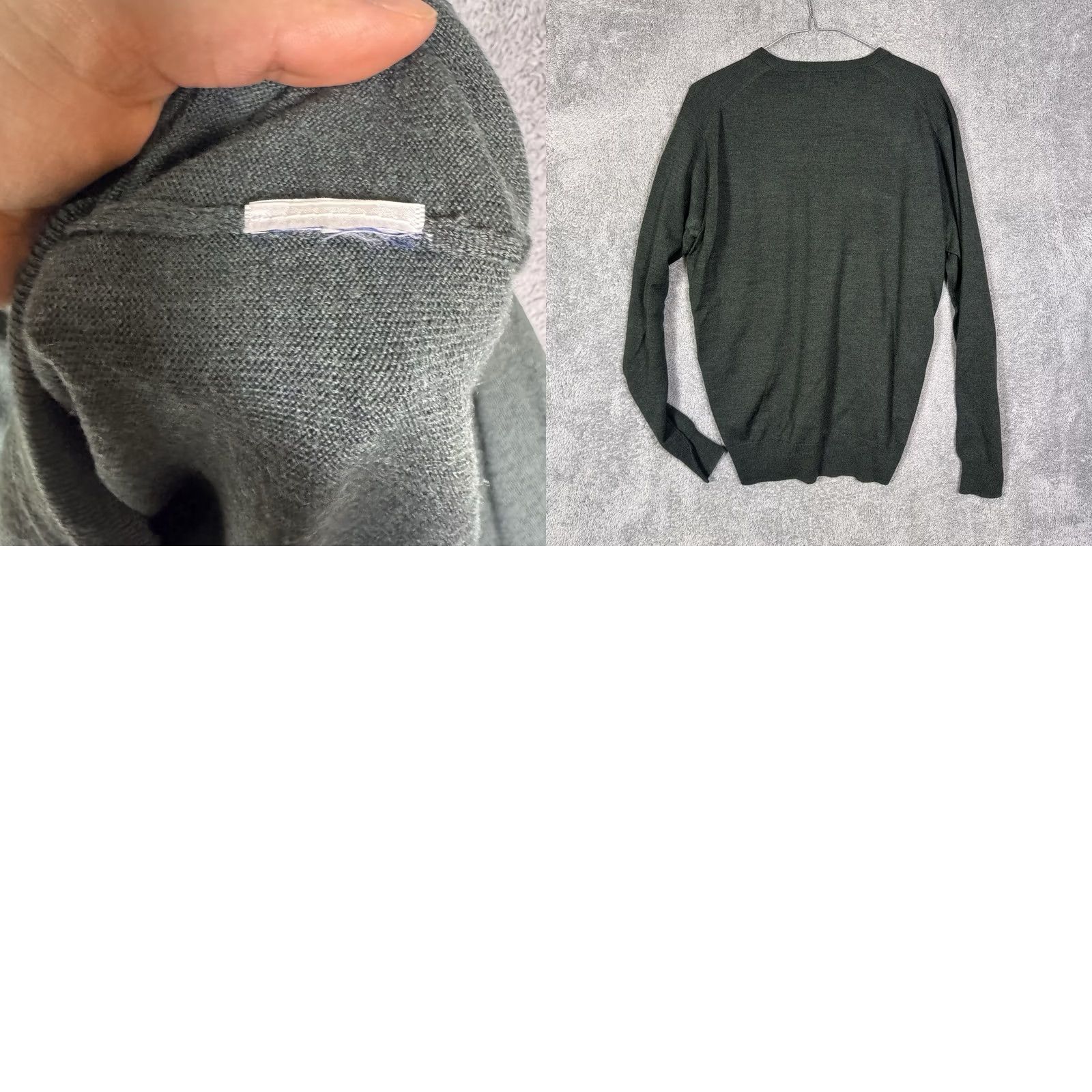 Peter Millar Peter Millar Sweater Mens M Merino Wool Green V Neck Pullover Knit Soft Preppy Shirt? Size US M / EU 48-50 / 2 - 8 Thumbnail
